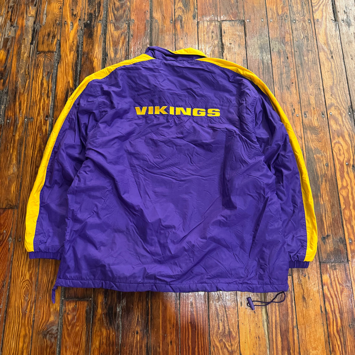 Vintage Minnesota Vikings Quarter Zip Jacket Sz XL