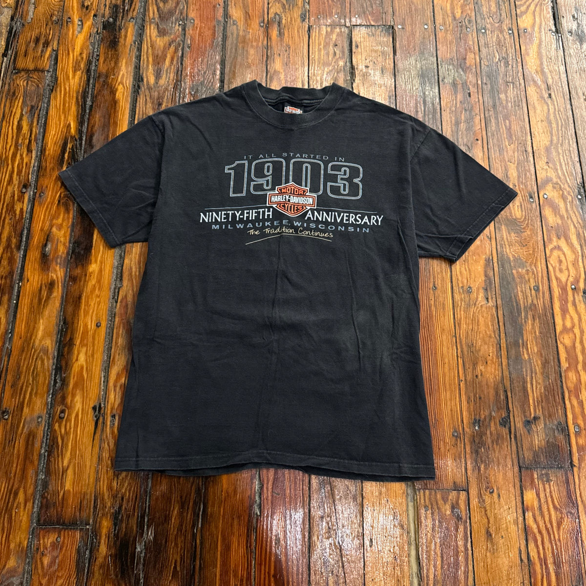 Vintage Harley Davidson Rapid City T-shirt Sz L