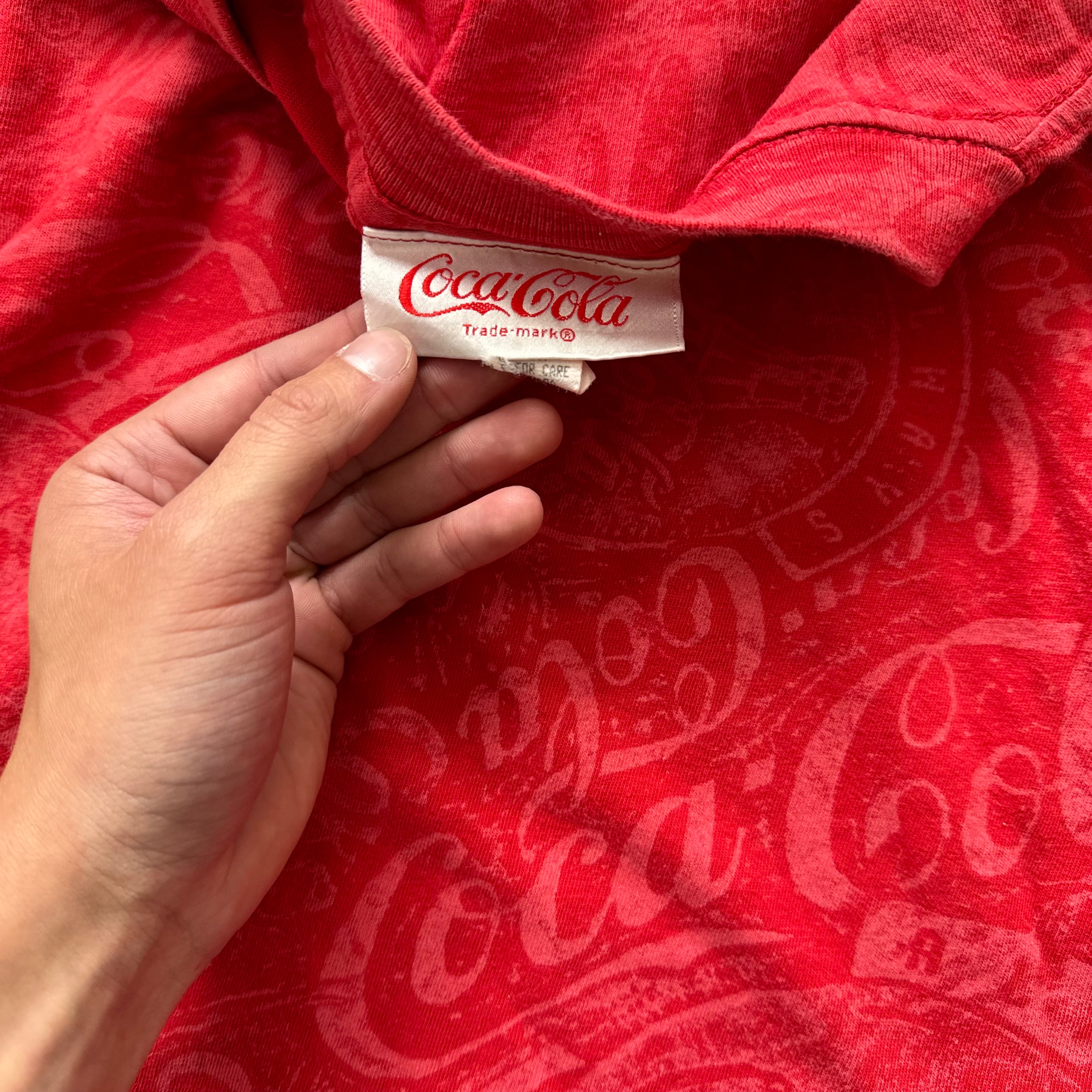 Vintage AOP Coca Cola T-shirt Sz M
