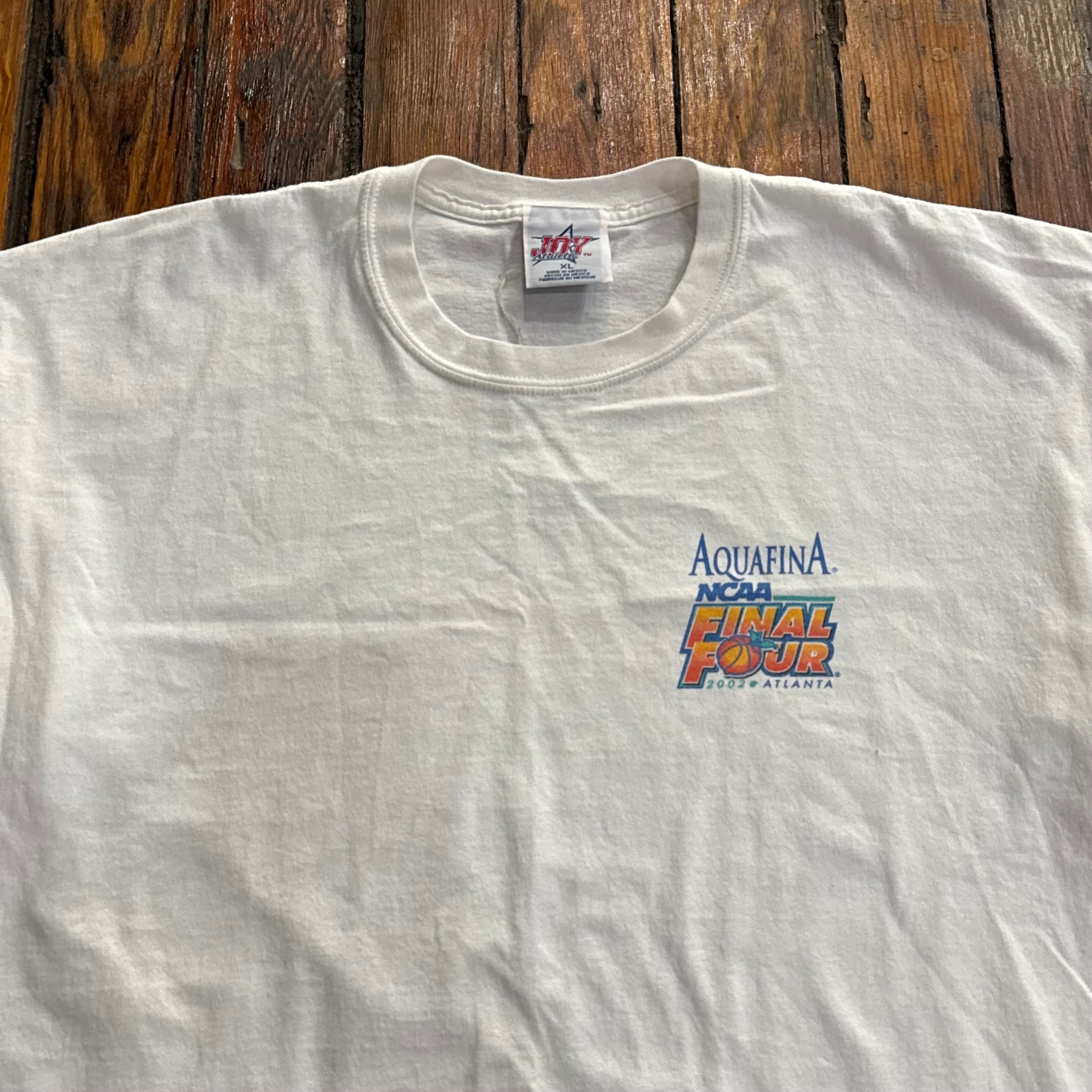 Vintage Aquafina Final Four T-shirt Sz XL