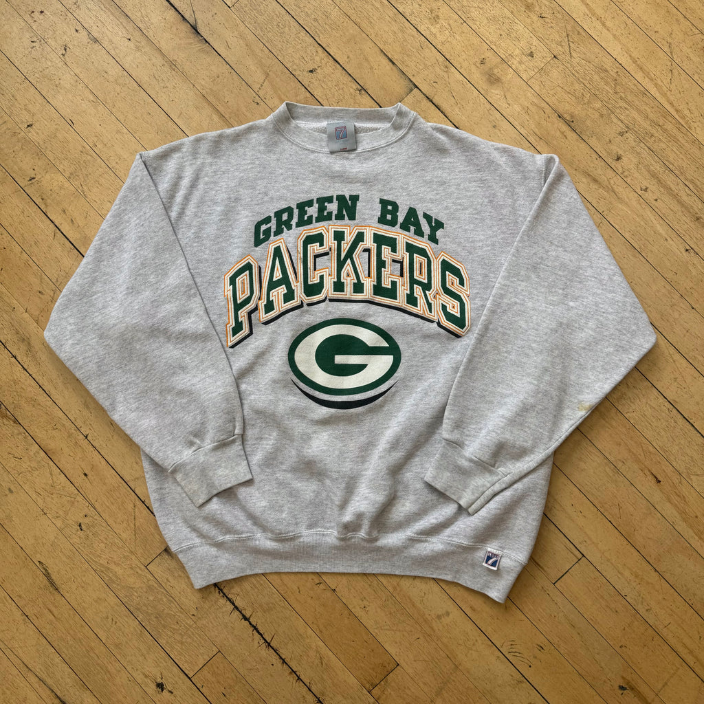 Vintage Green Bay Packers Logo 7 CrewNeck Sz L