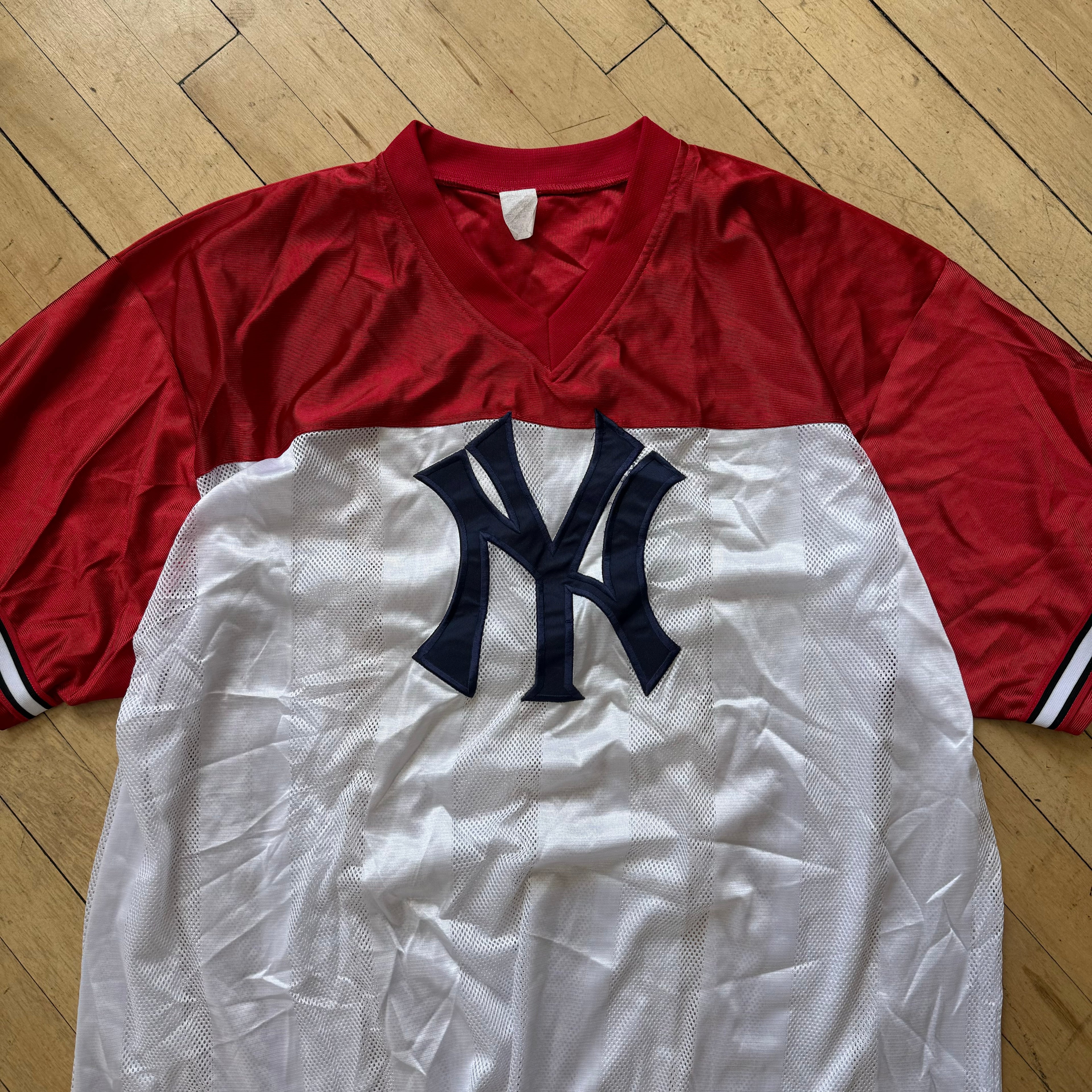 Vintage Embroidered Yankees Jersey Sz XXL