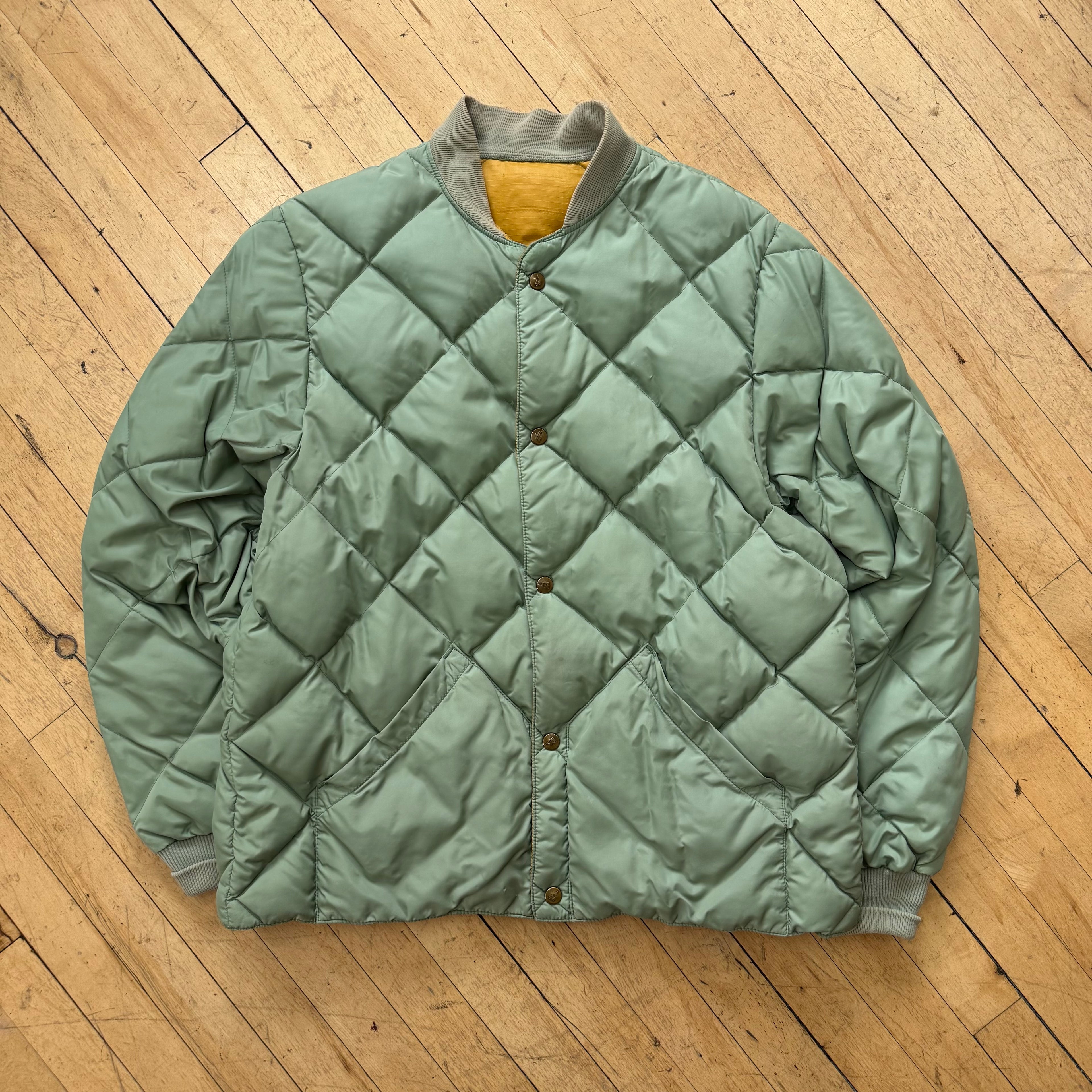 Vintage Eddie Bauer Goose Down 70s Puffer Jacket Sz L