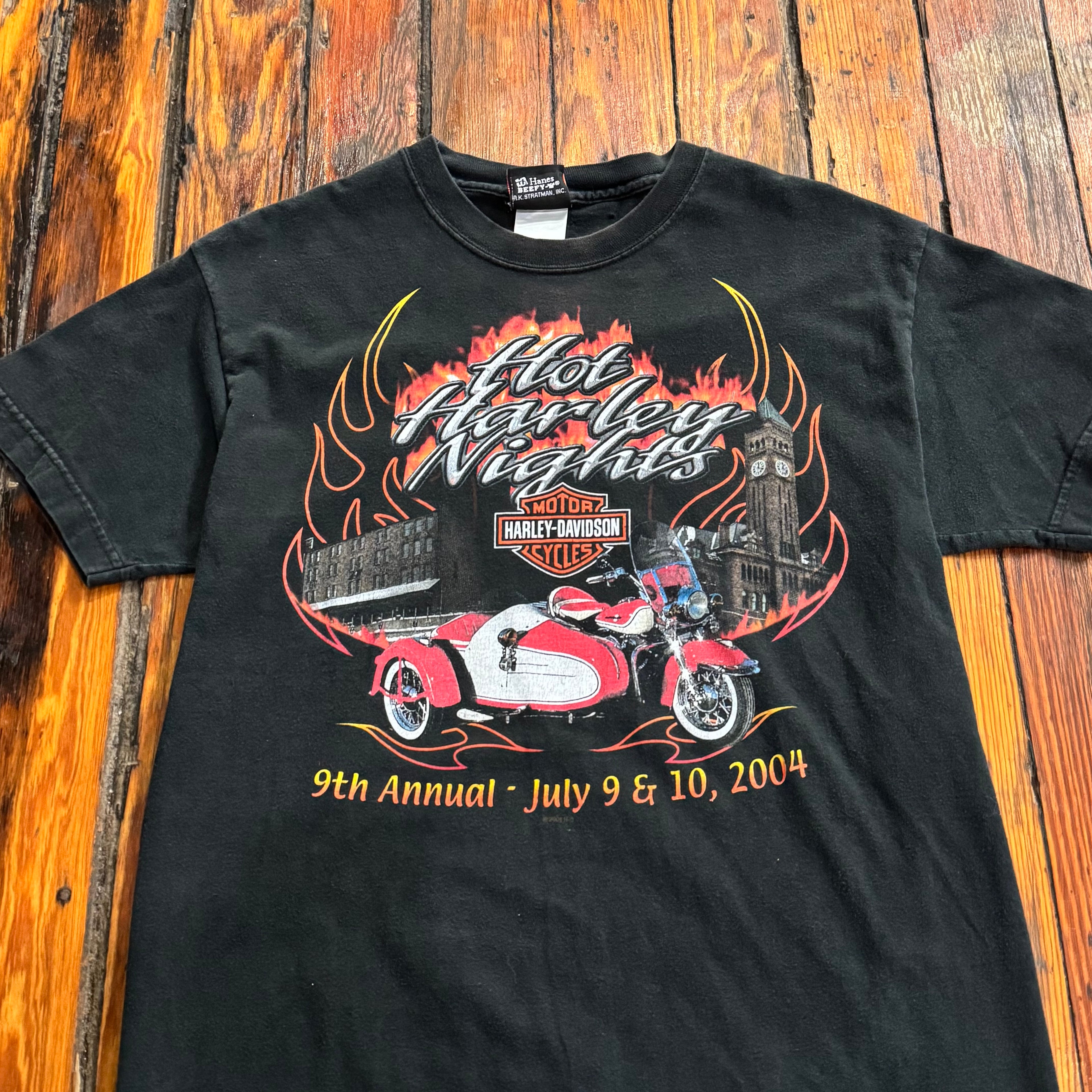 Hot Harley Nights Sioux Falls T-shirt Sz M