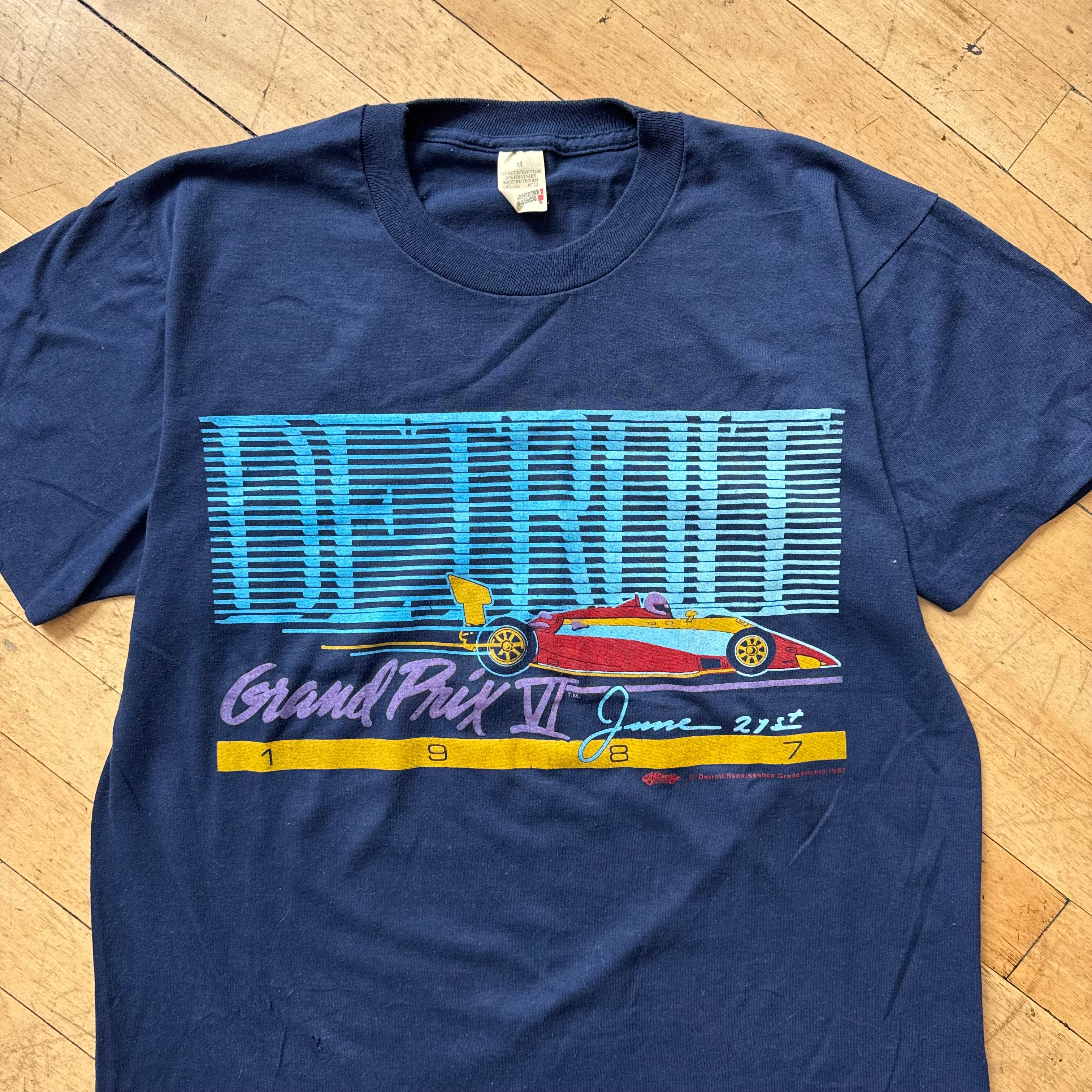 Vintage Detroit Grand Prix T-shirt Sz M
