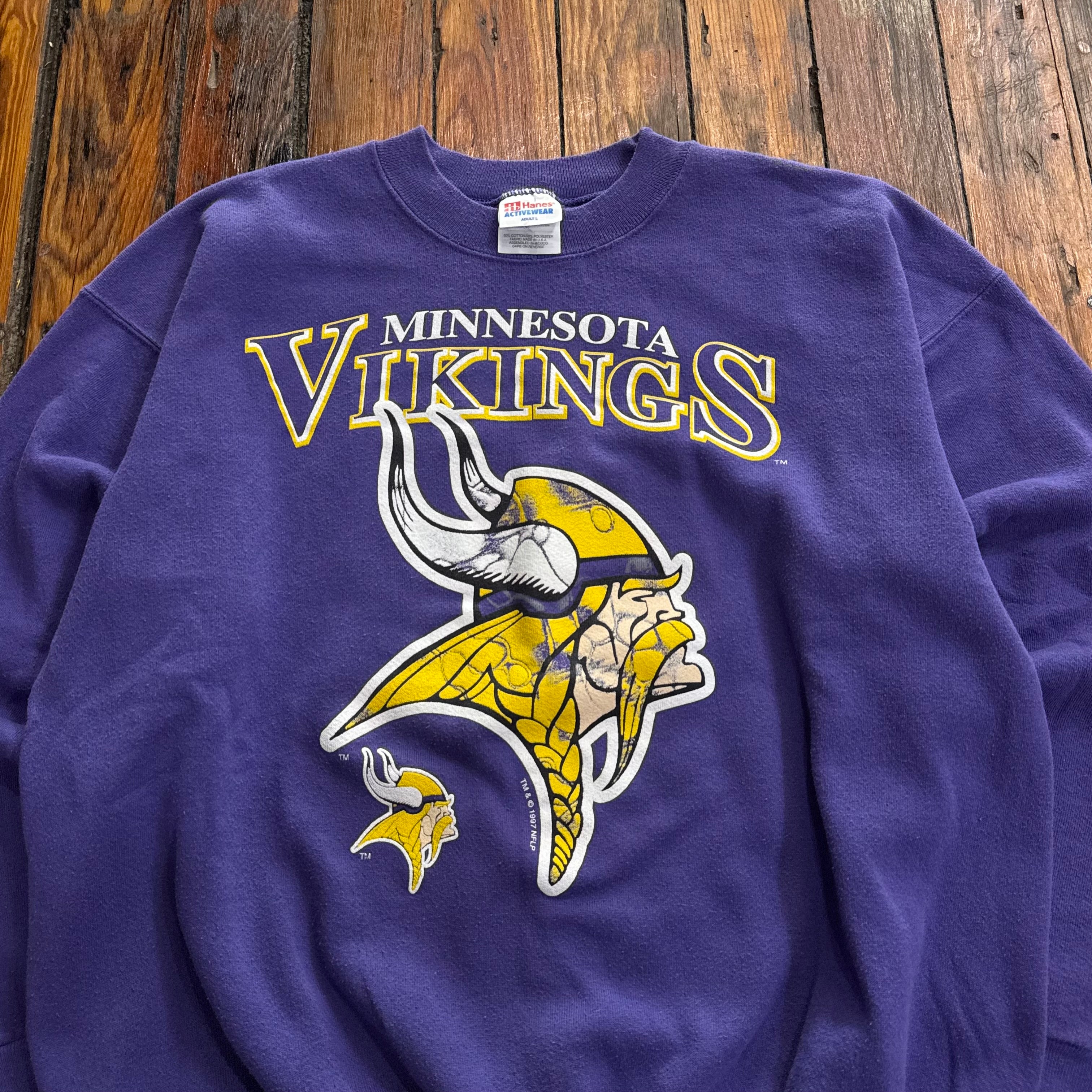 Vintage Minnesota Vikings Crewneck Sz L