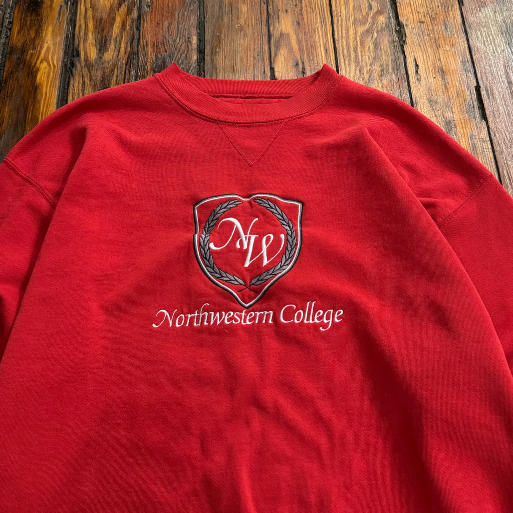 Vintage North Western College CrewNeck Sz XL