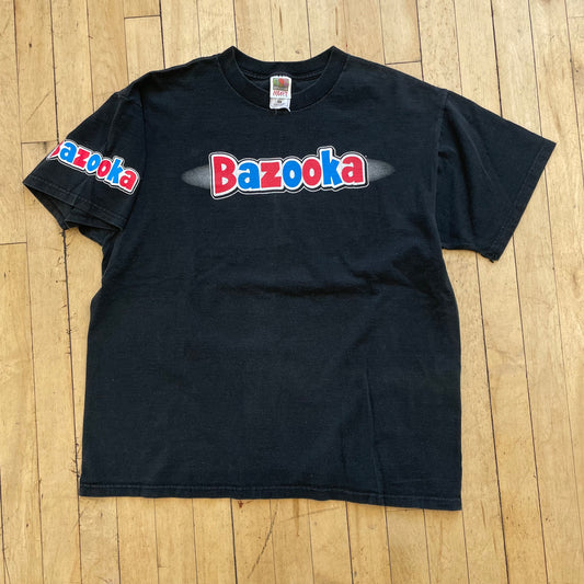 90s Bazooka Bubble Gum Comic T-shirt Sz L