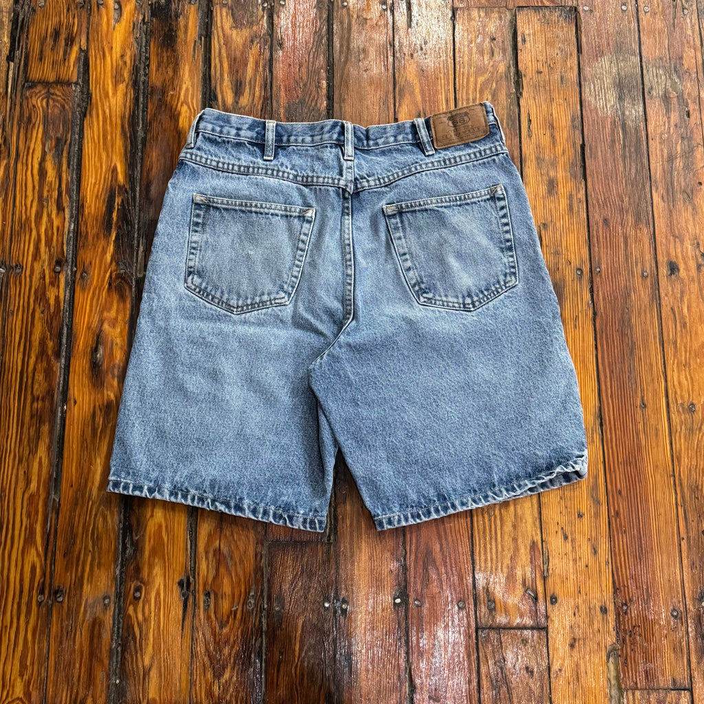 Vintage Route 66 Denim Jean Shorts Sz 34