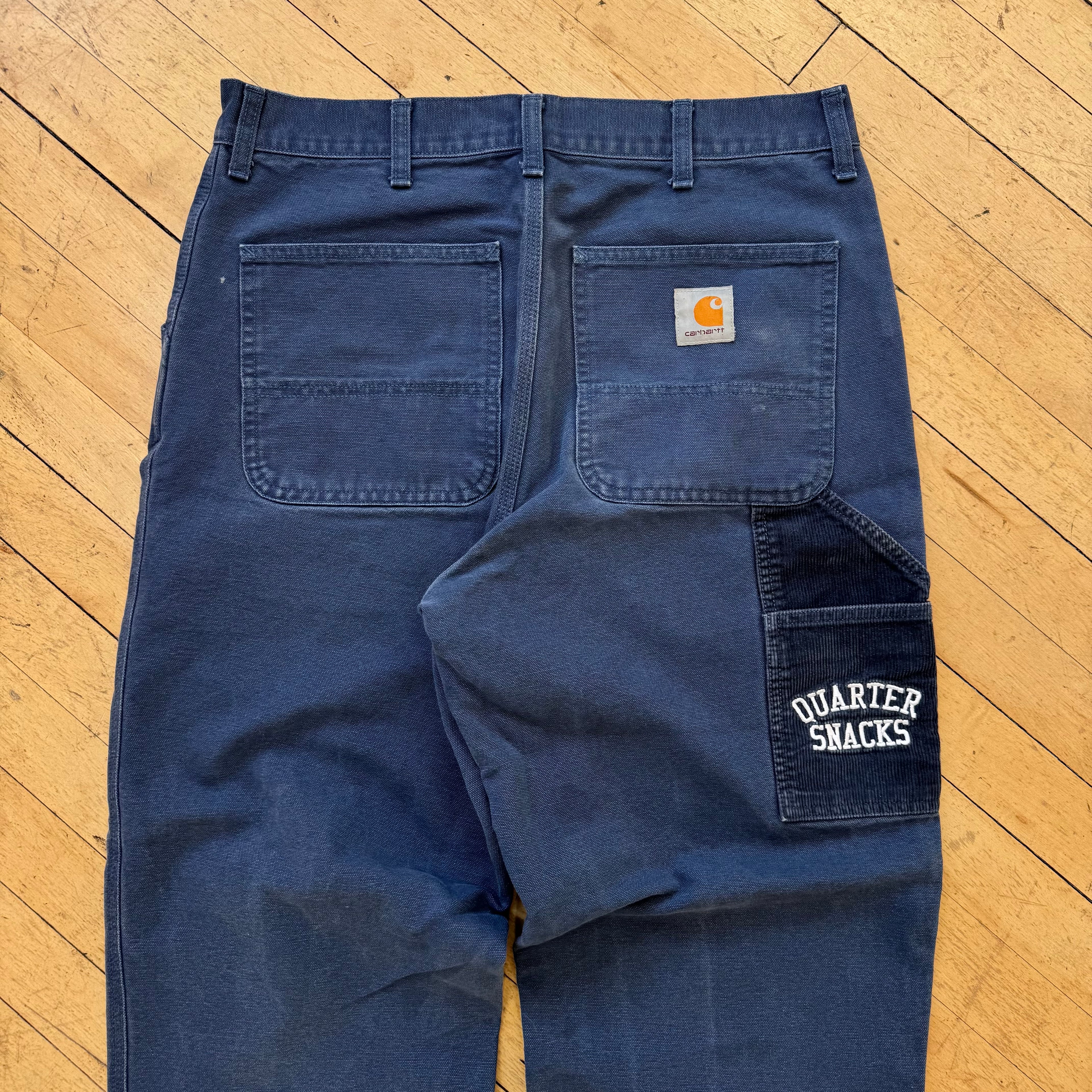 Carhartt WIP X Quarter Snacks Denim Pants Sz 32x32