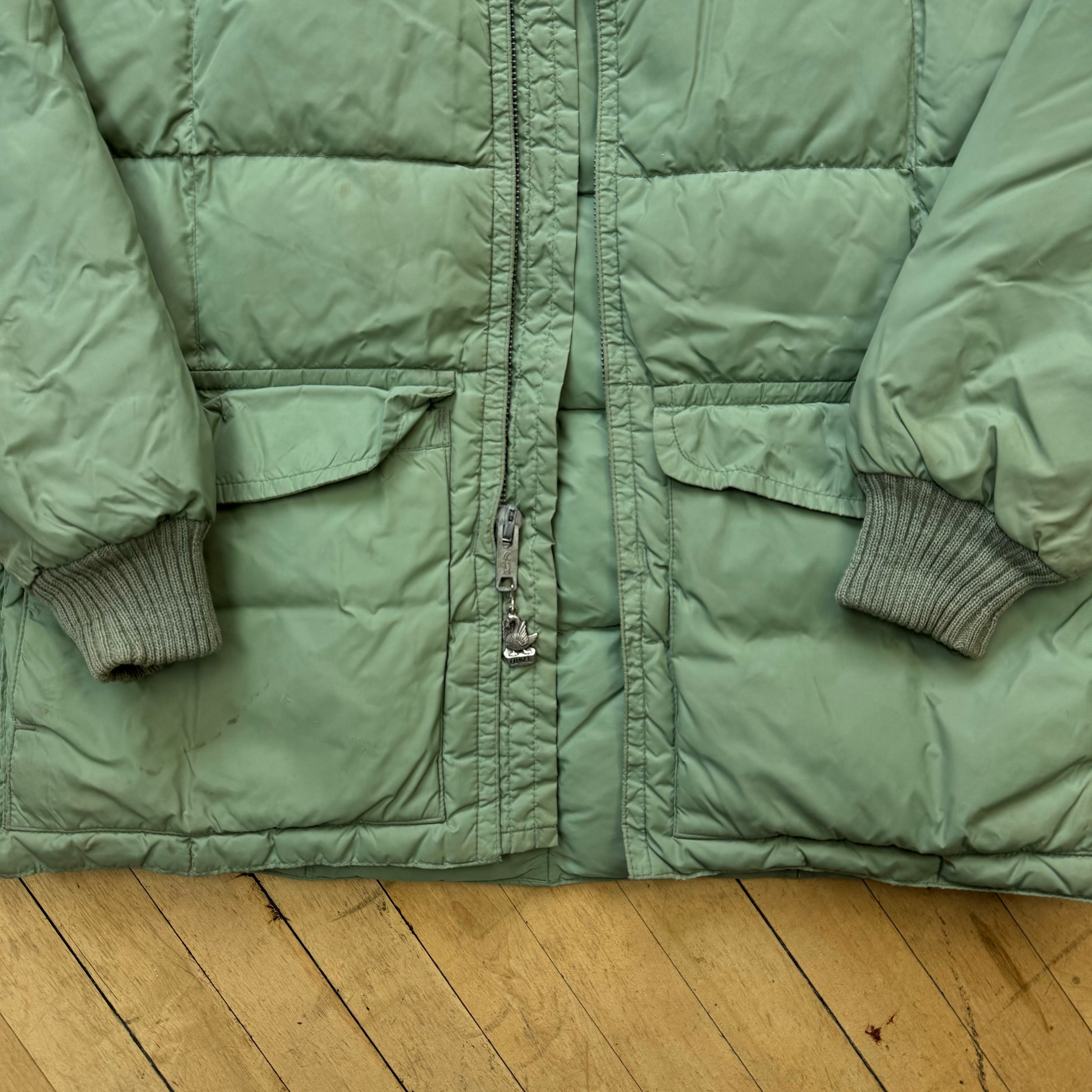 Vintage Comfy Goose Down Puffer Jacket Sz L