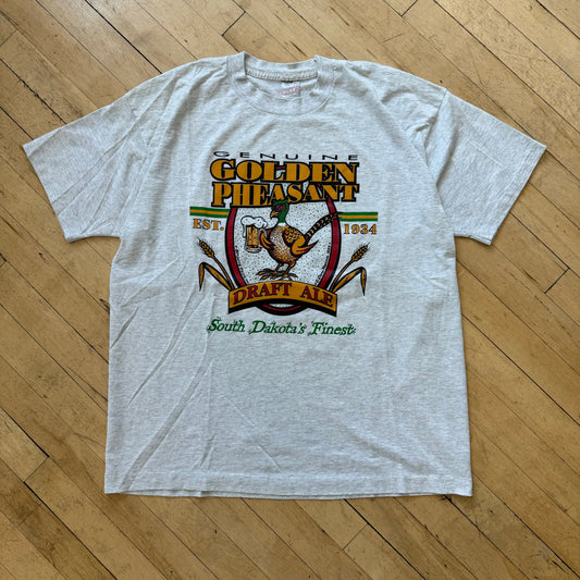 Vintage Golden Pheasant Draft Ale T-shirt Sz XL