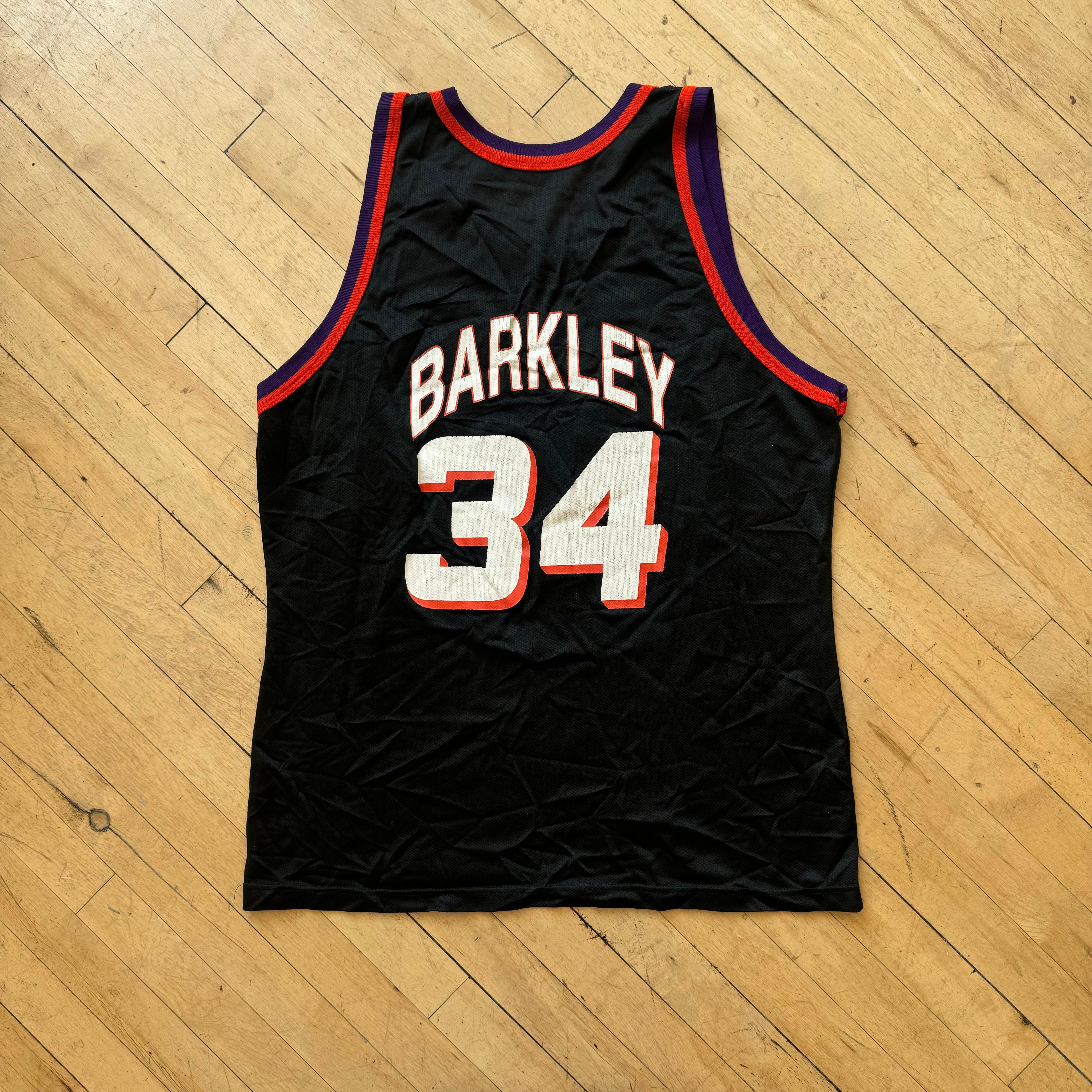 Vintage Champion Suns Barkley Jersey Sz L