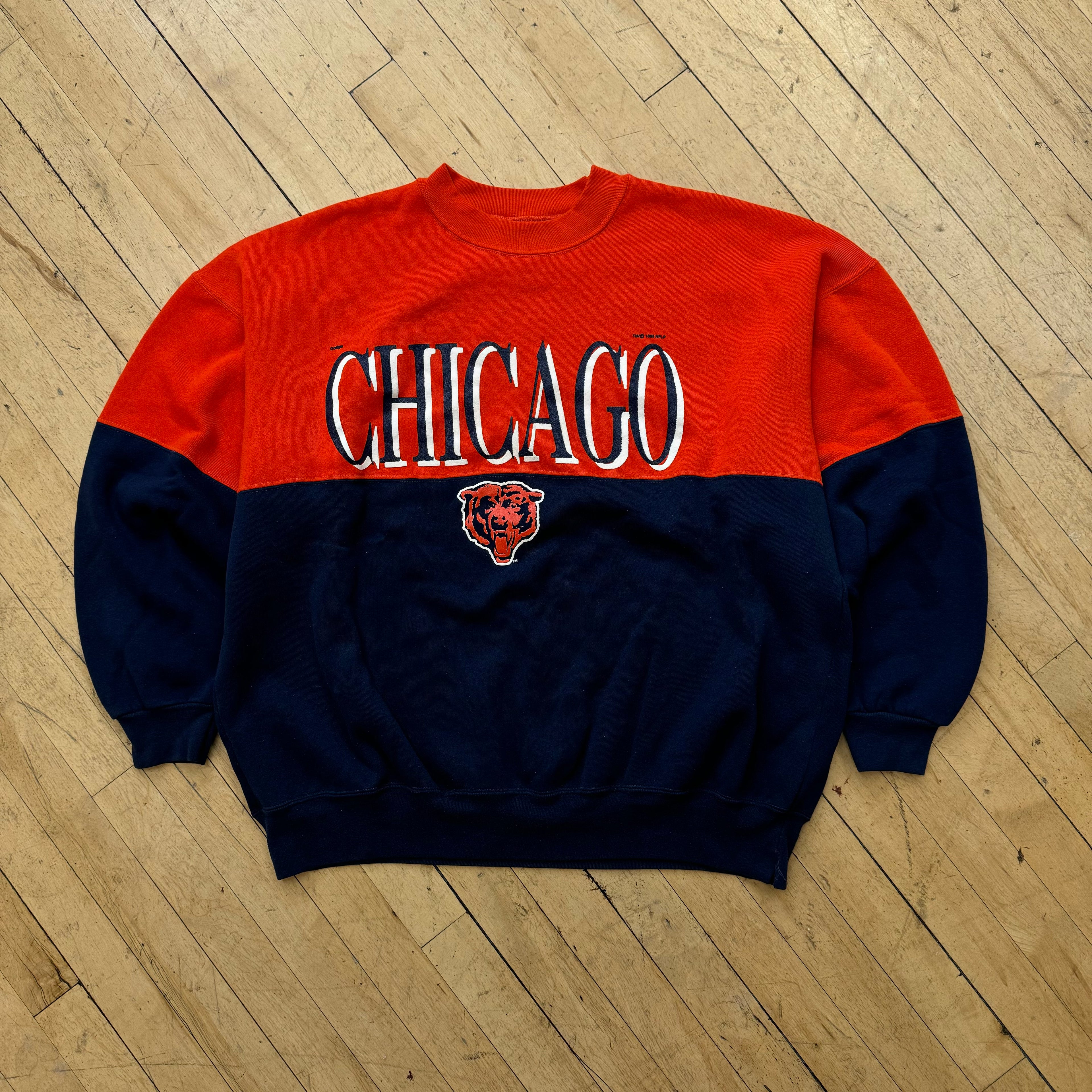 Vintage Chicago Bears Two Tone Crewneck Sz XL