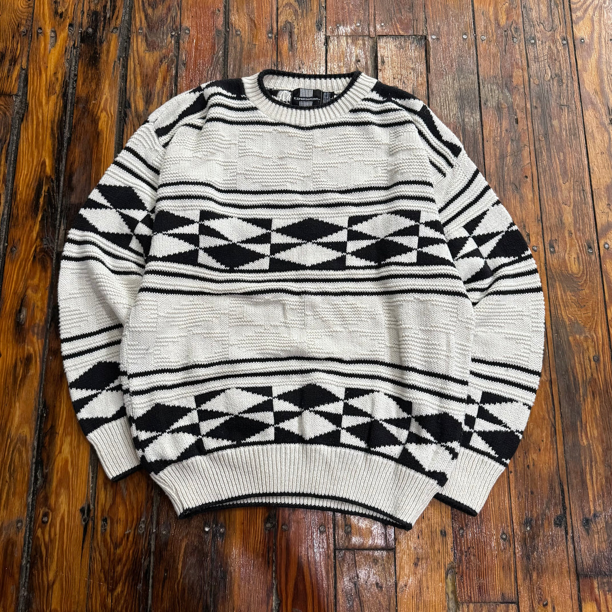 Vintage Expressions Knit Sweater Sz L