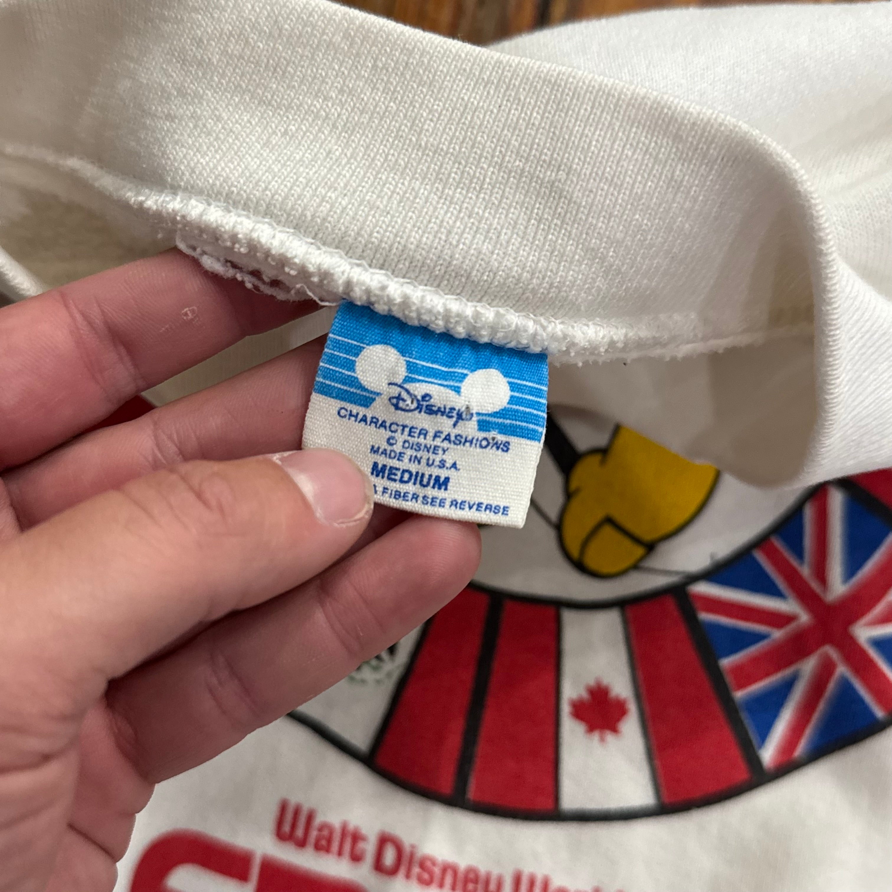 Vintage Disney Epcot Center CrewNeck Sz M