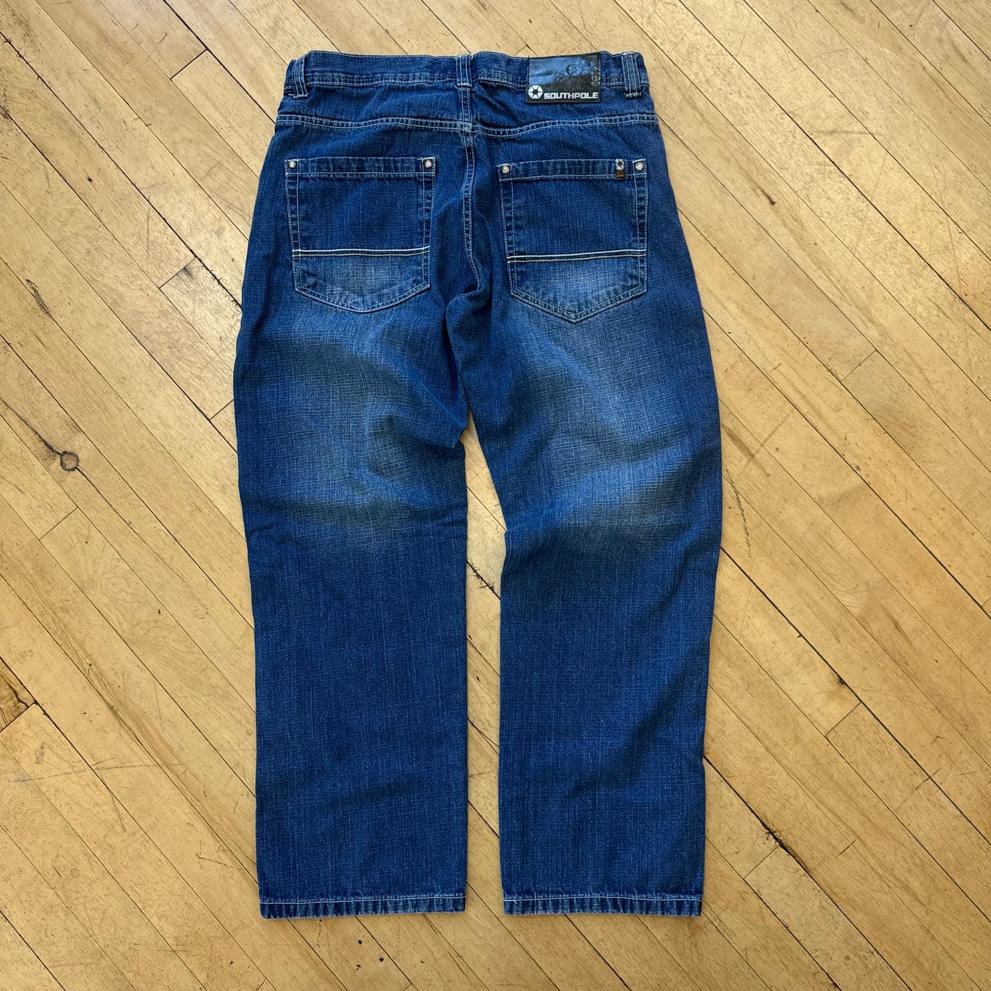 Vintage Y2K SouthPole Denim Jeans Sz 34