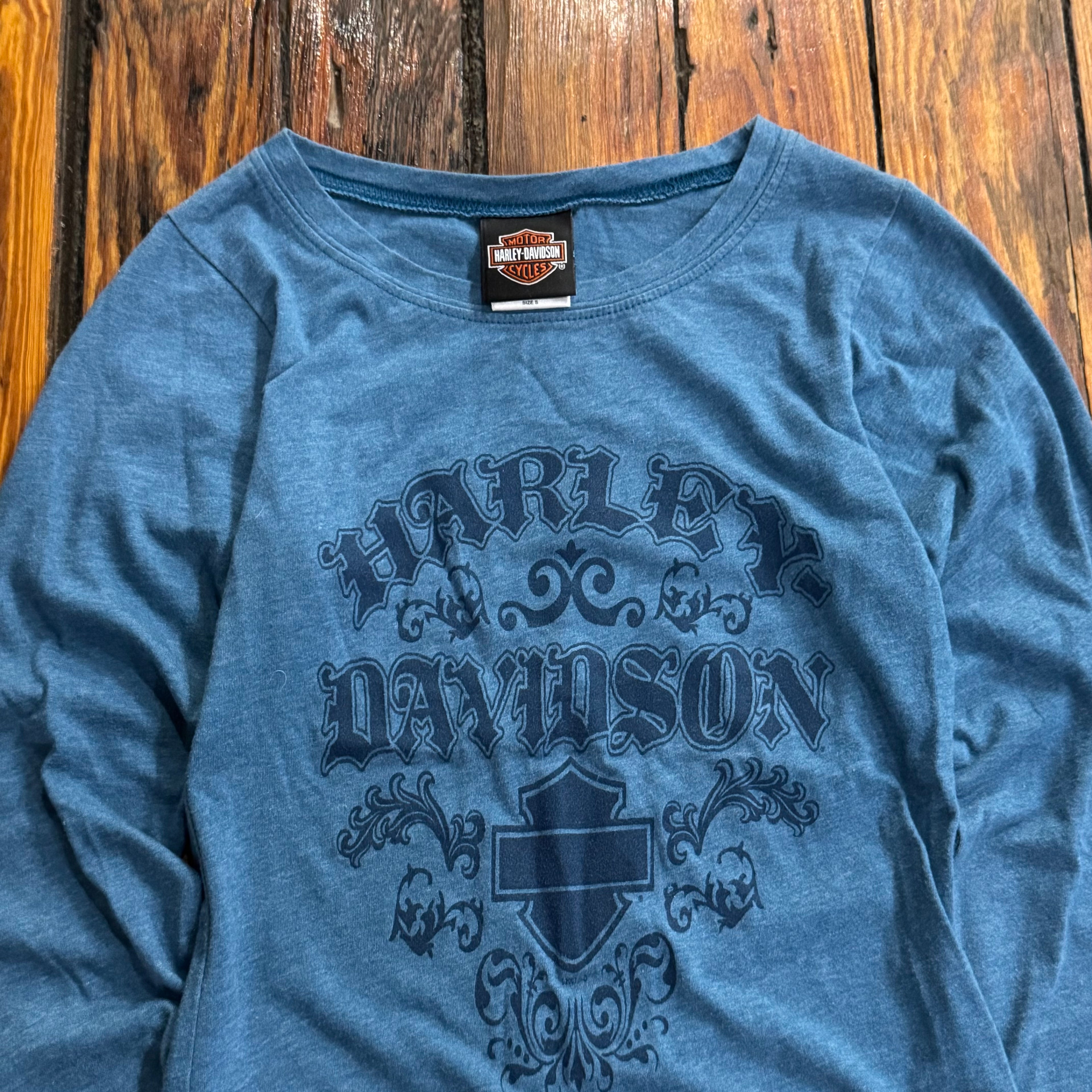 Y2K Harley Davidson Long Sleeve T-shirt Sz M