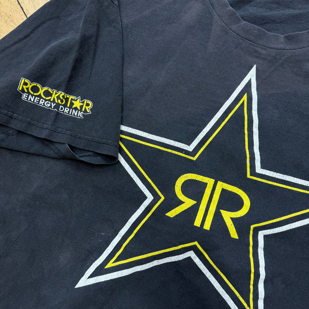 Y2K Rockstar Enegery X Harley Davidson T-shirt Sz XL