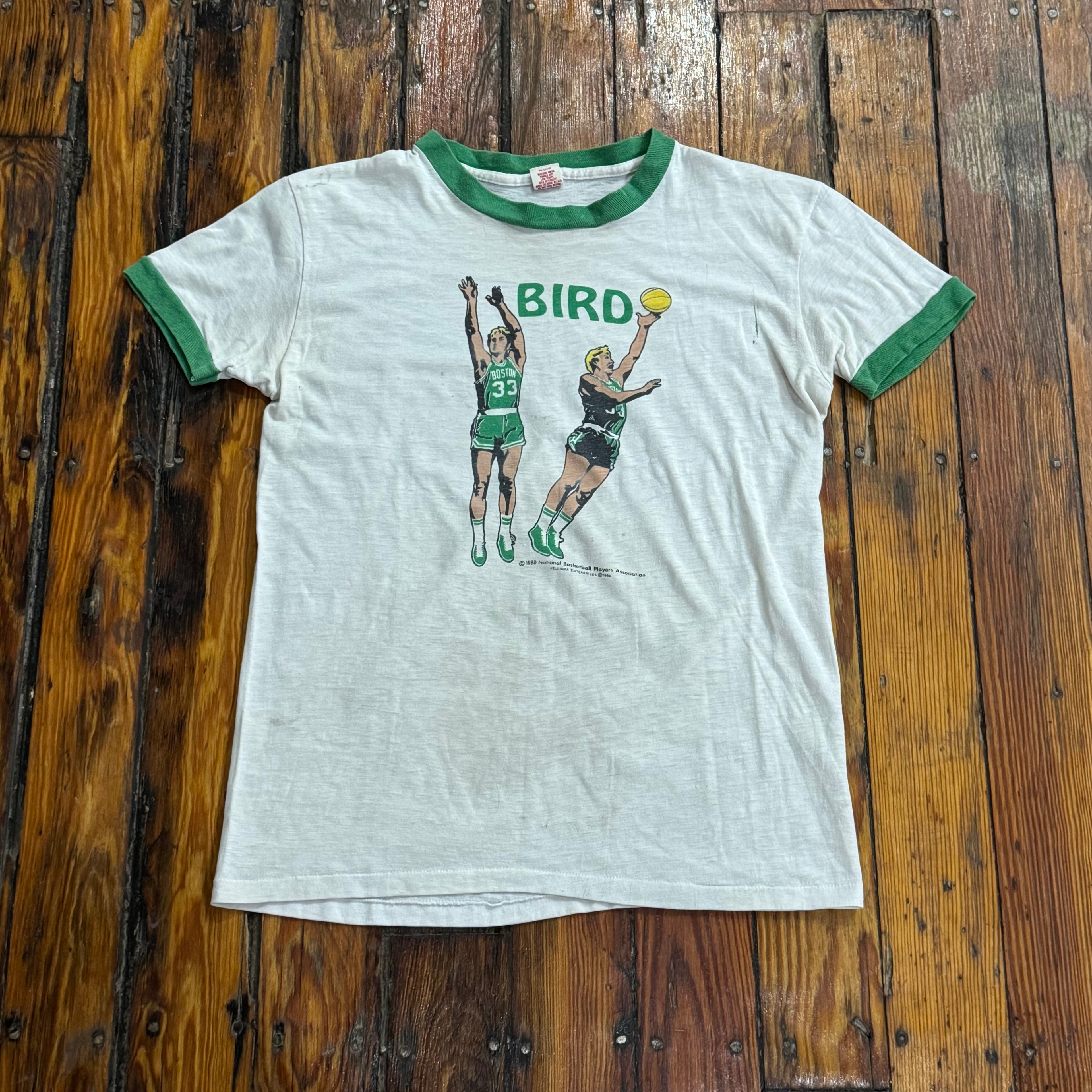 Vintage Boston Celtics Larry Bird T-shirt Sz M