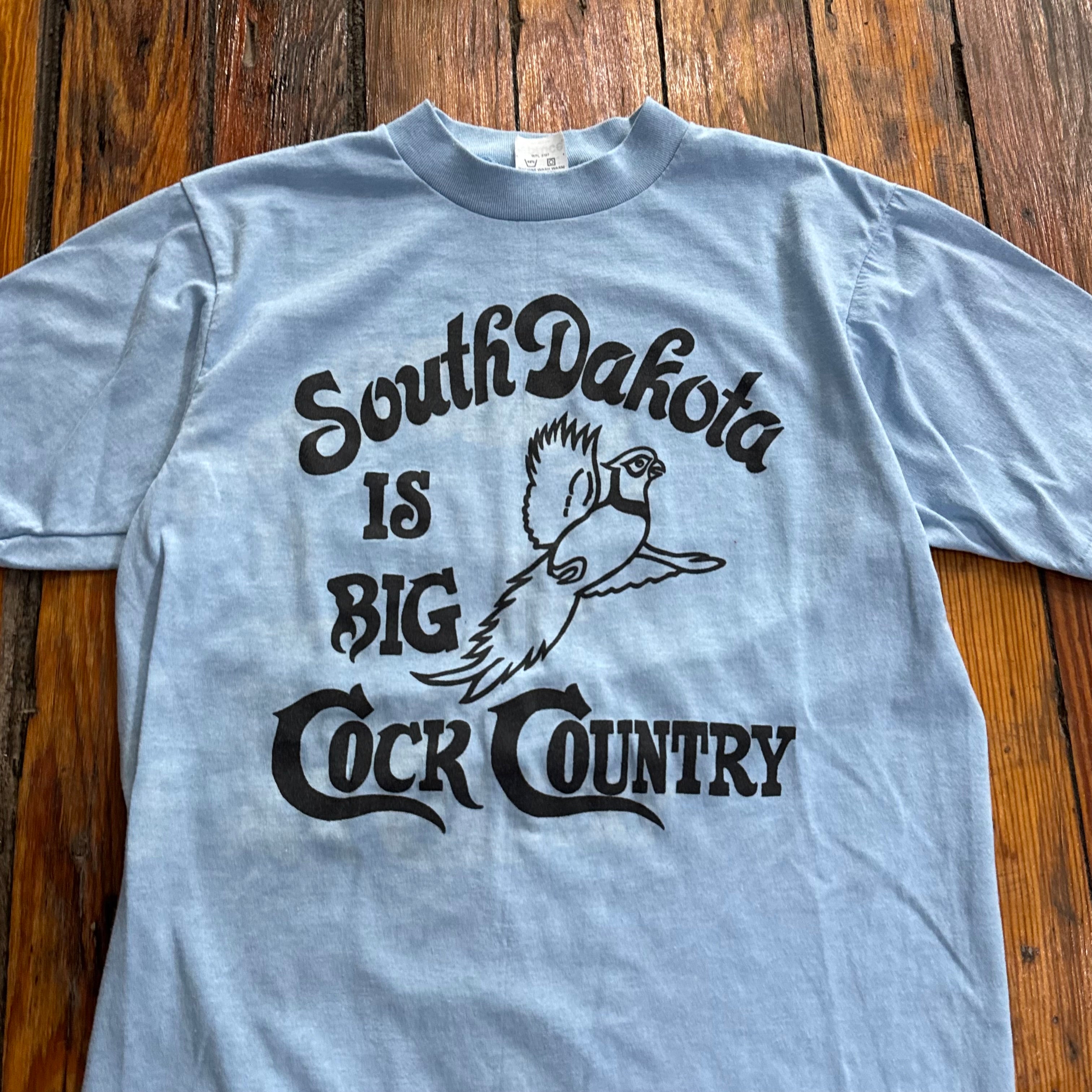 Vintage South Dakota Big Cock County T-shirt Sz M