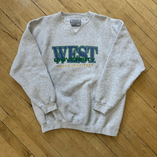 Vintage West University CrewNeck Sz XL