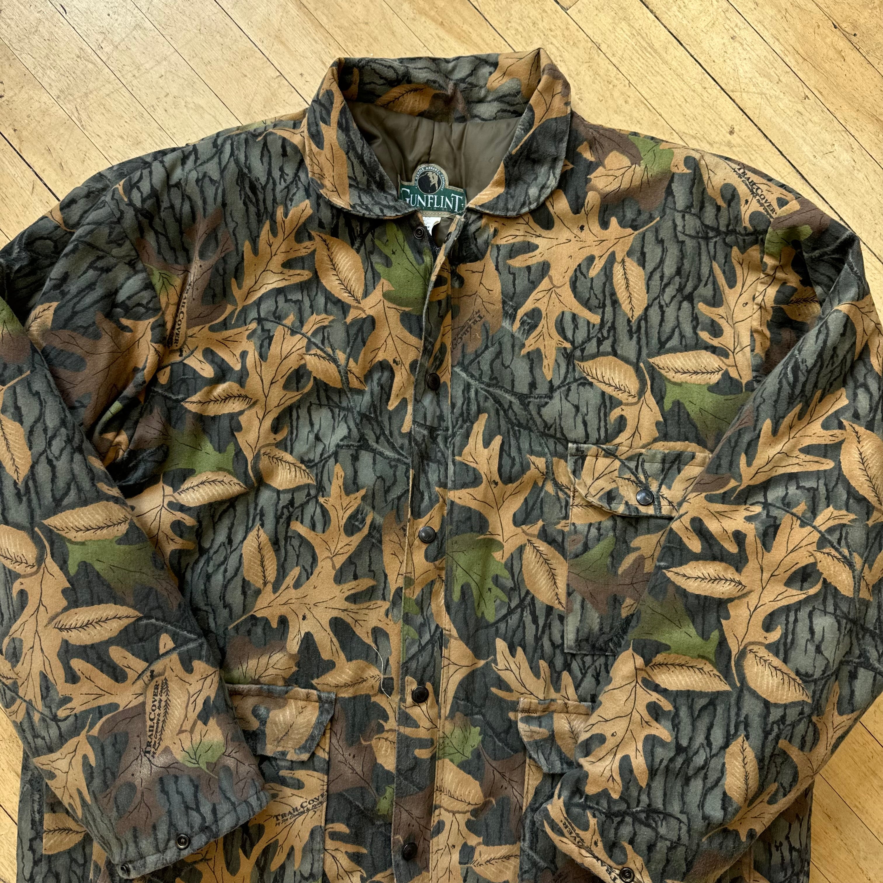 Vintage Camo Berne Apparel Workwear Jacket Sz XXL