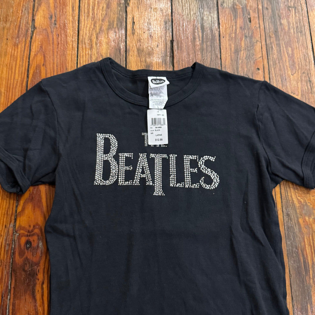 Vintage Bedazzled The Beatles T-shirt Sz L