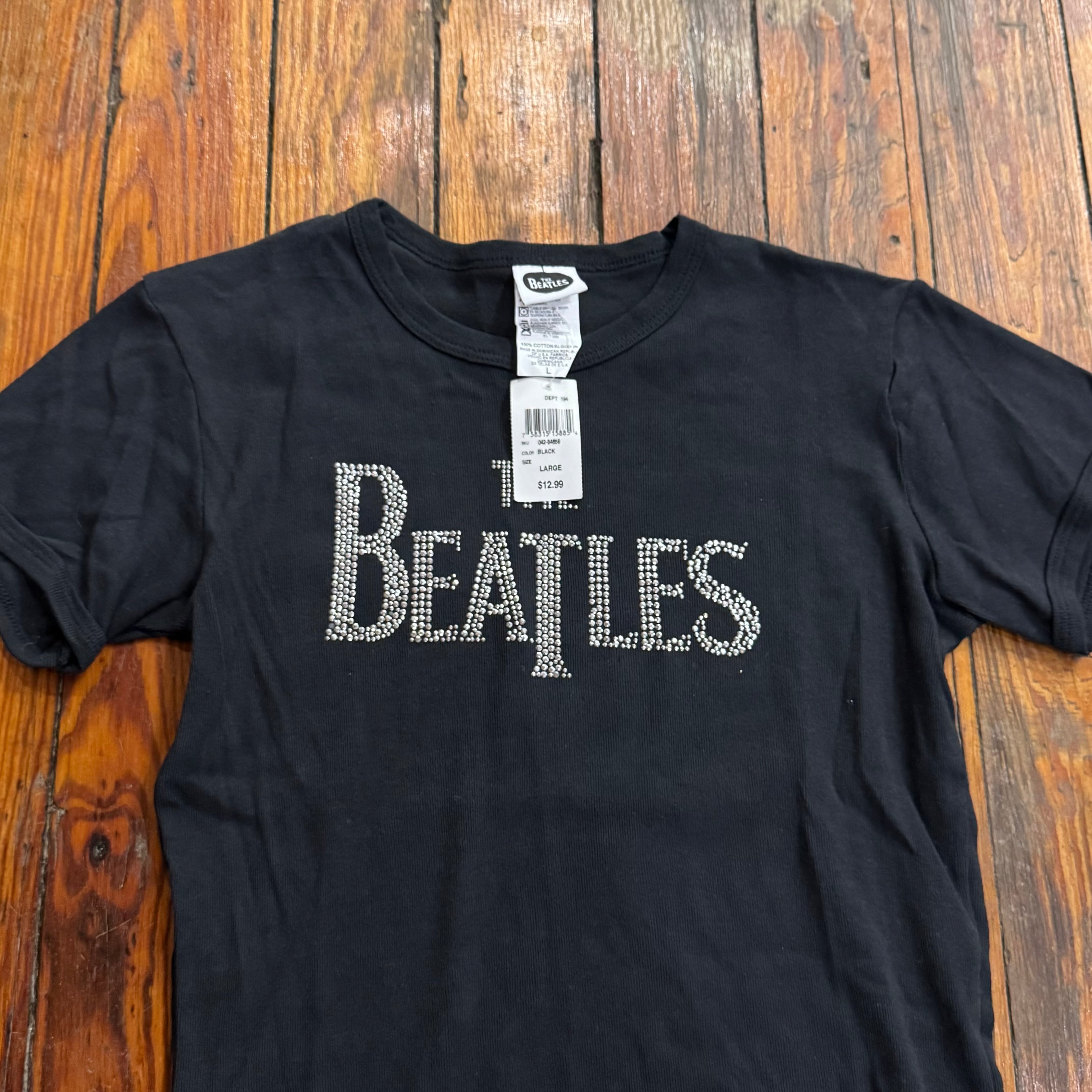 Vintage Bedazzled The Beatles T-shirt Sz L