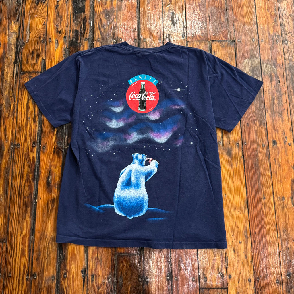 Vintage CocaCola Polar Bear T-shirt Sz XL