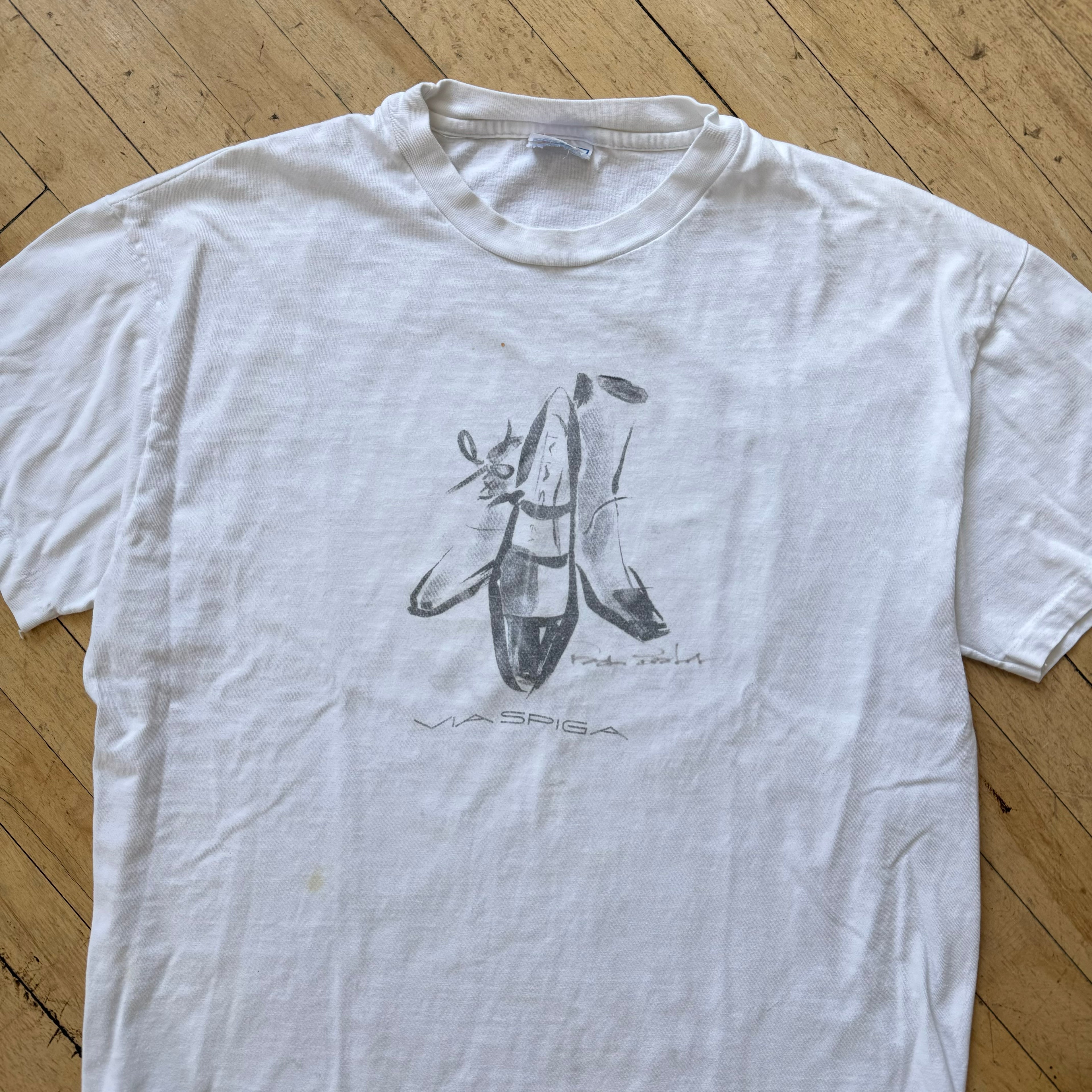 Vintage Viaspiga A Shoe is Born T-shirt Sz XL