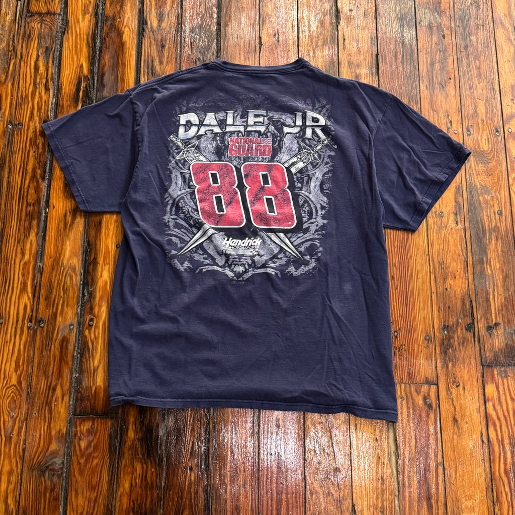 Y2K National Guard Dale Jr T-shirt Sz XL