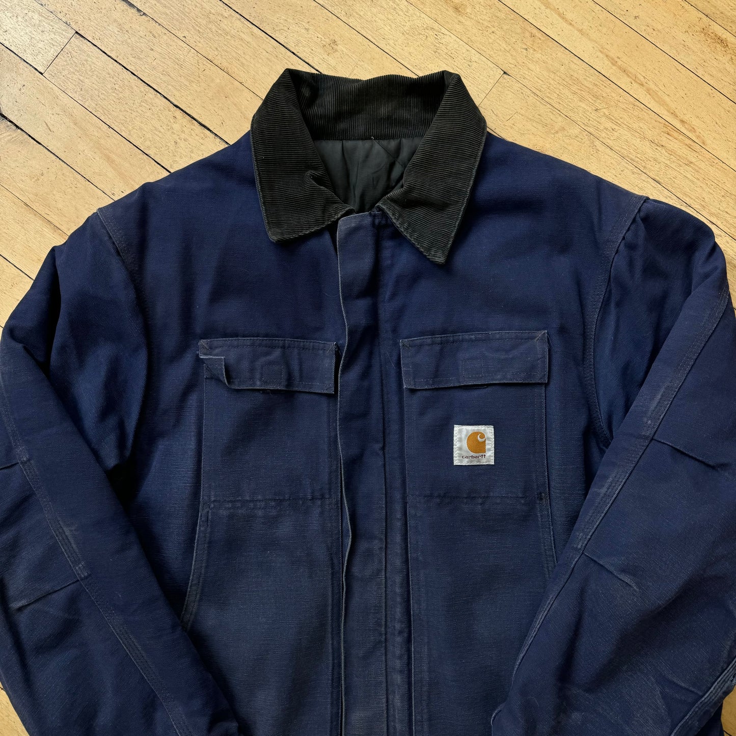 Vintage Navy Carhartt Traditional Arctic Jacket Sz XL