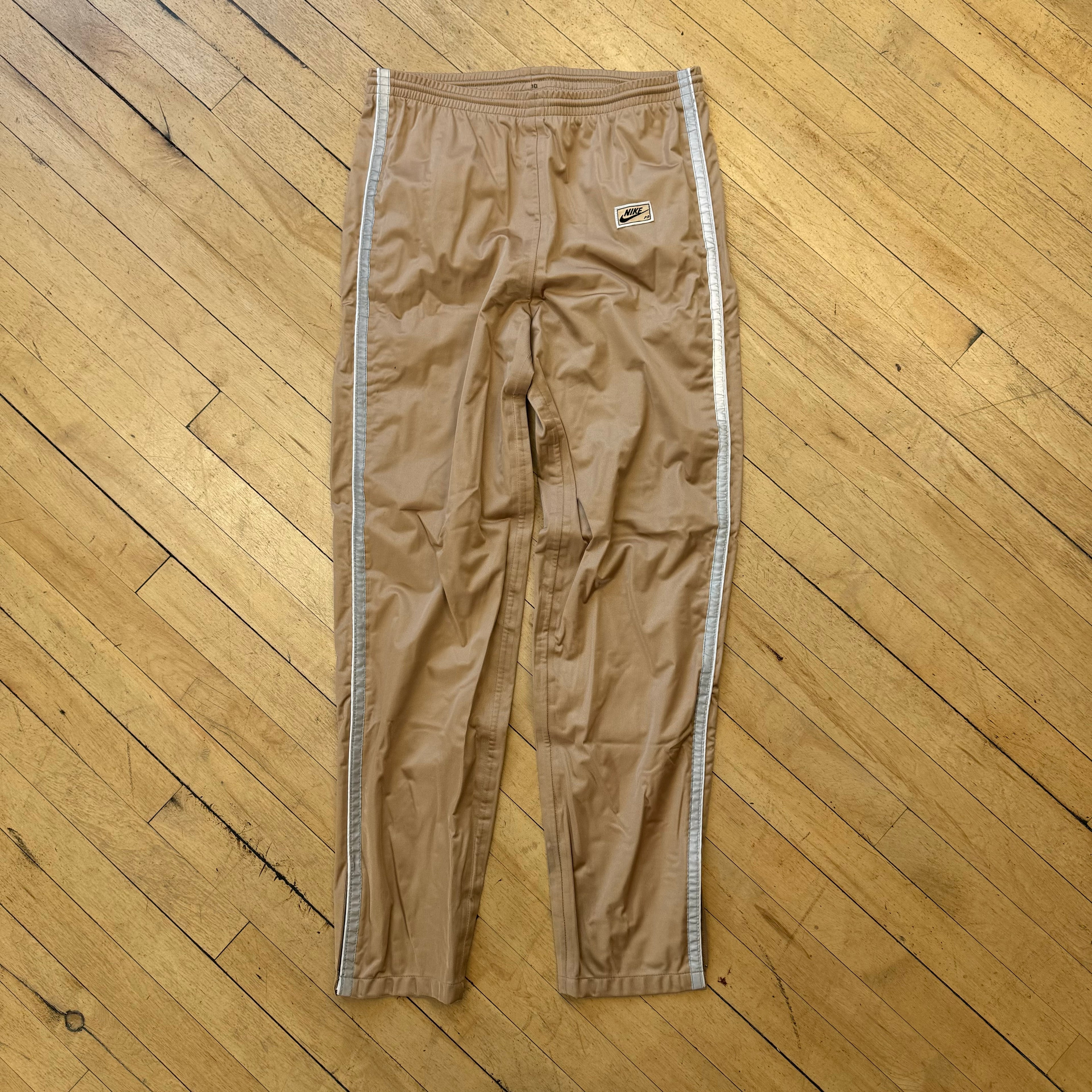 Vintage 80s Nike Gold Track Pants Sz M