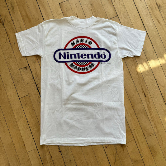 Vintage 1989 Mario Madness Nintendo T-shirt Sz M