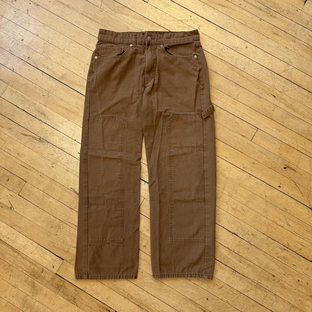 2000s Brown Double Knee Denim Jeans Sz 30x30