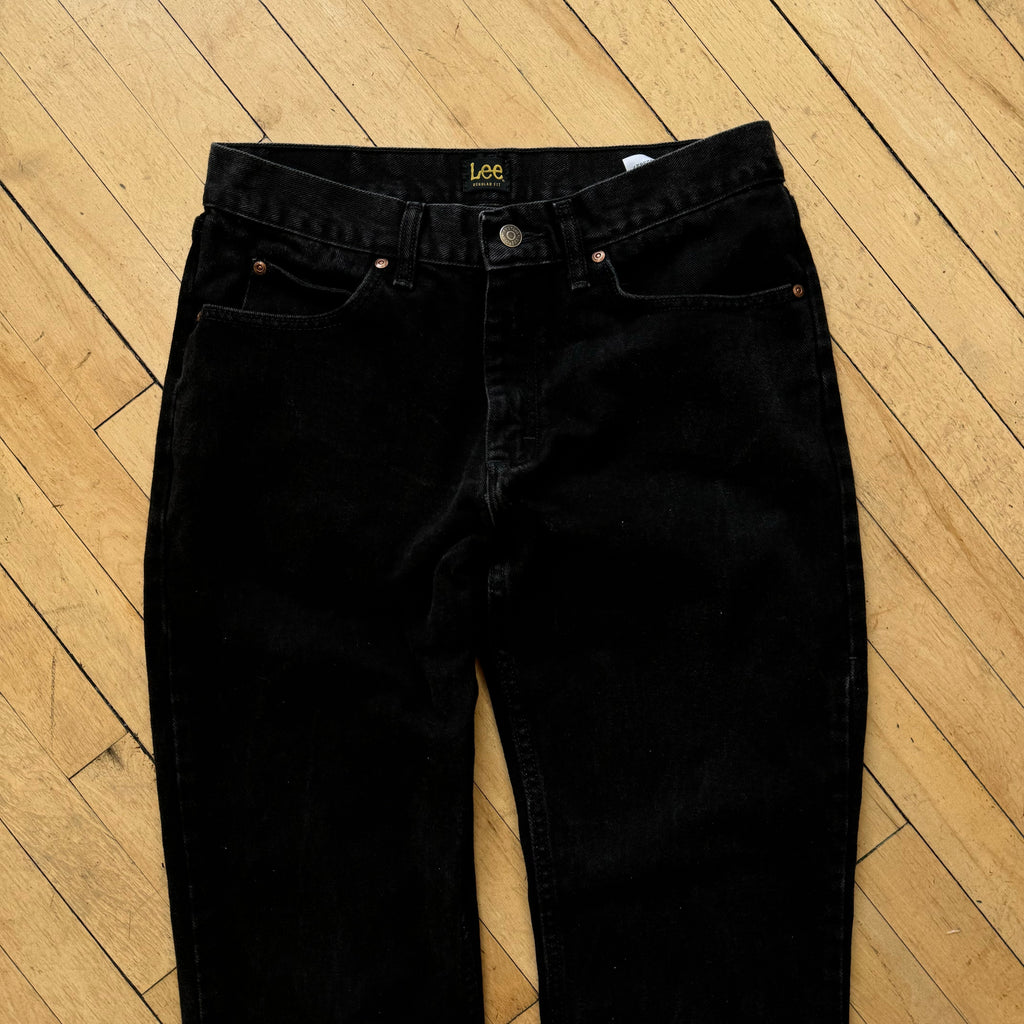 Black Lee Denim Jeans Sz 32x32