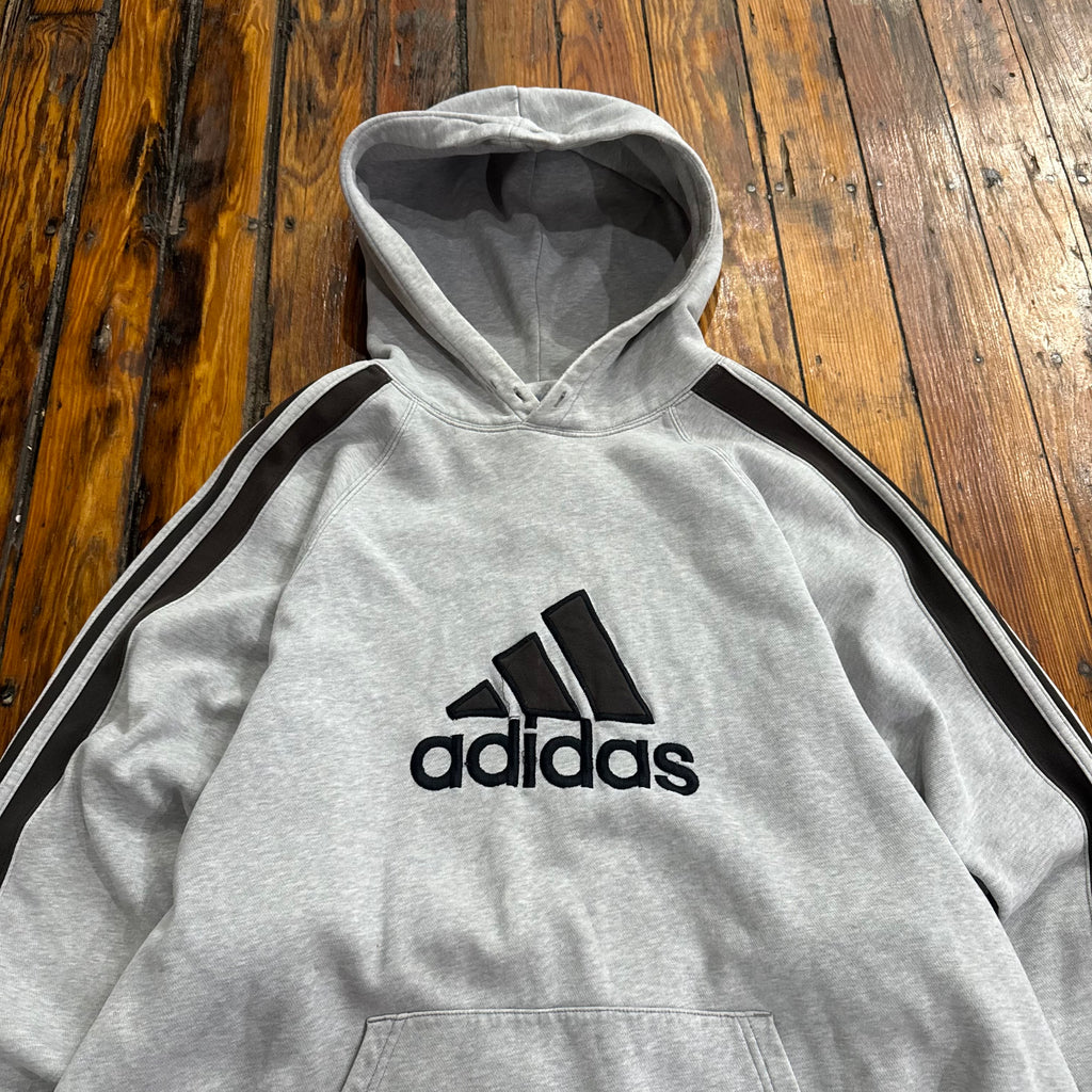 Y2K Adidas Logo Hoodie Sz XXL