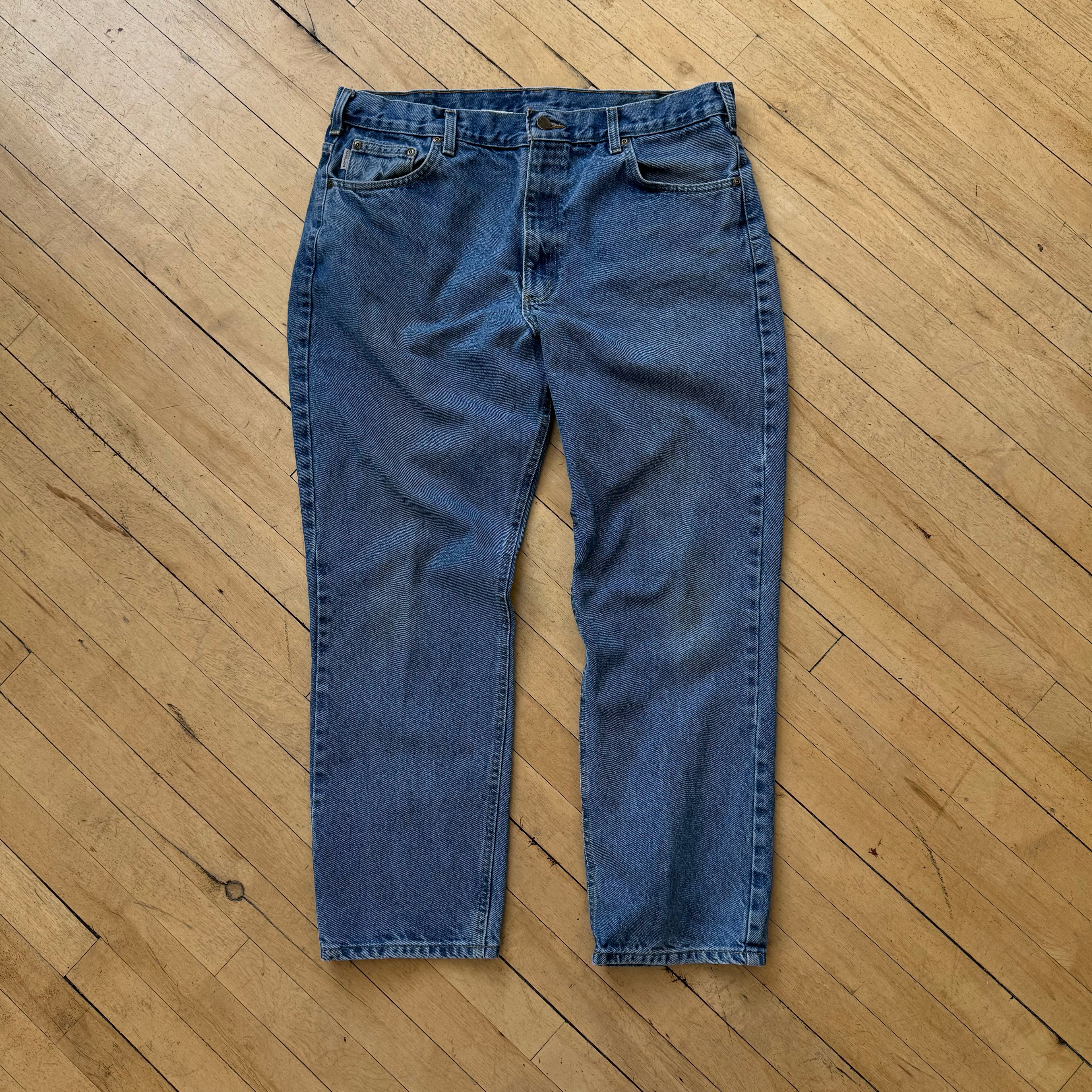 Vintage Carhartt Denim Jeans Sz 36x34
