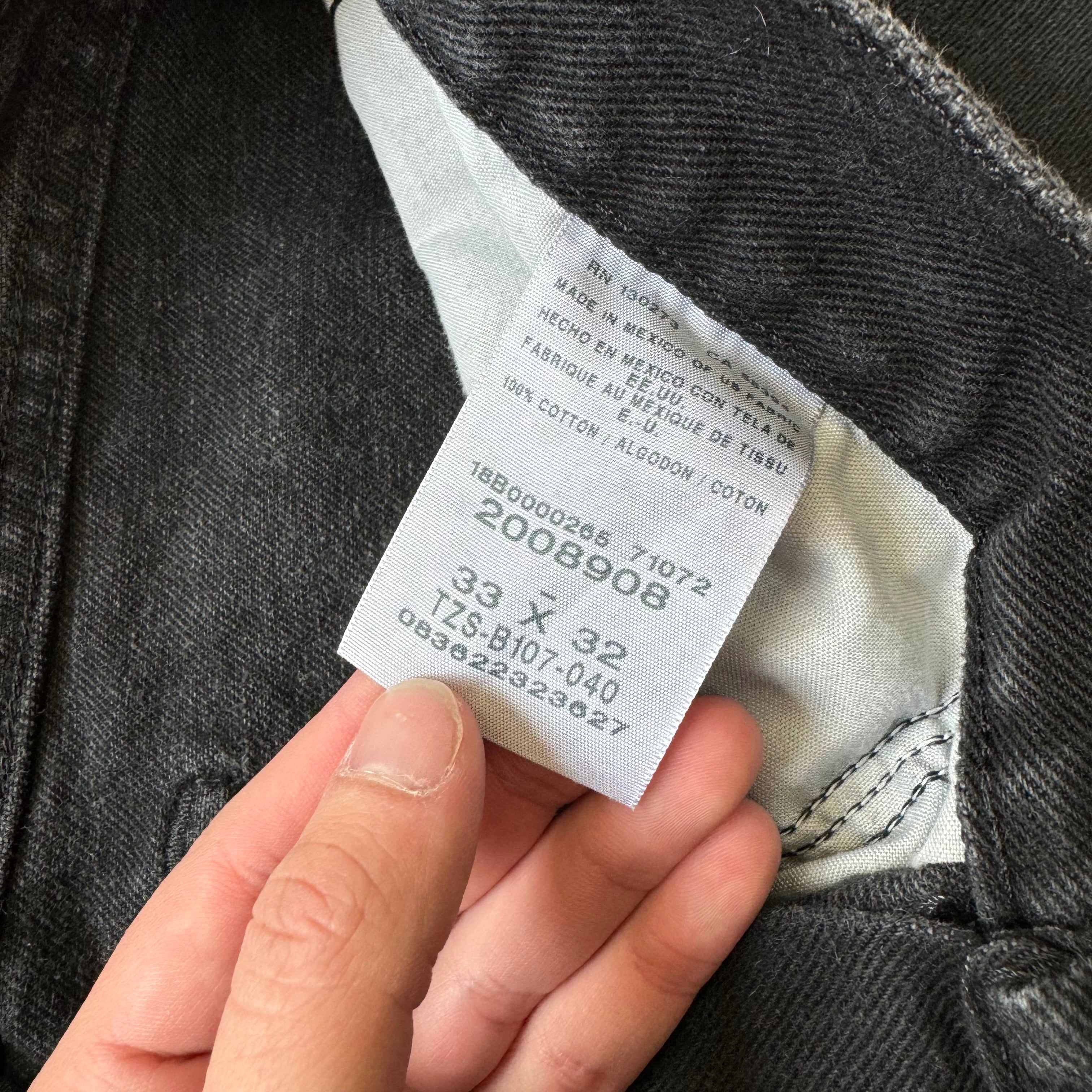 Black Lee Denim Jeans Sz 32x32