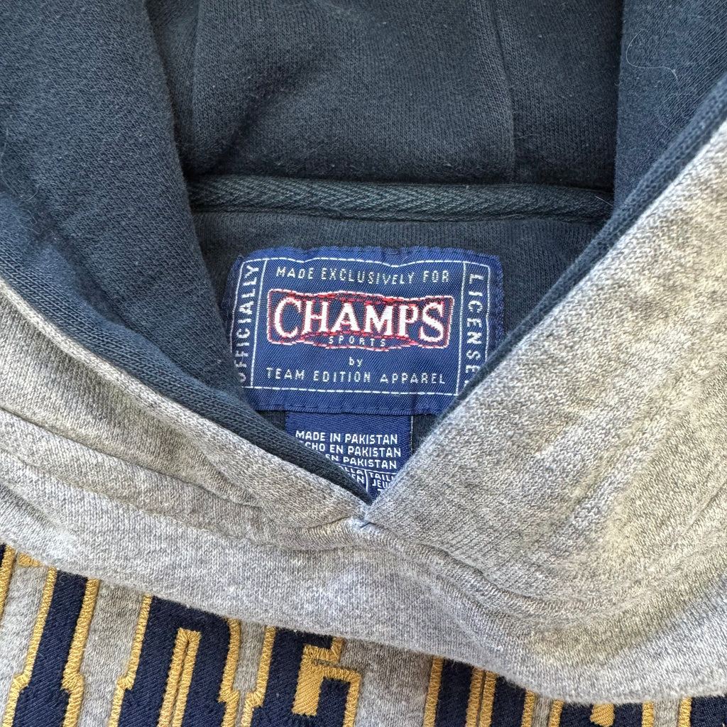 Vintage Champs Notre Dame SpellOut Hoodie Sz M