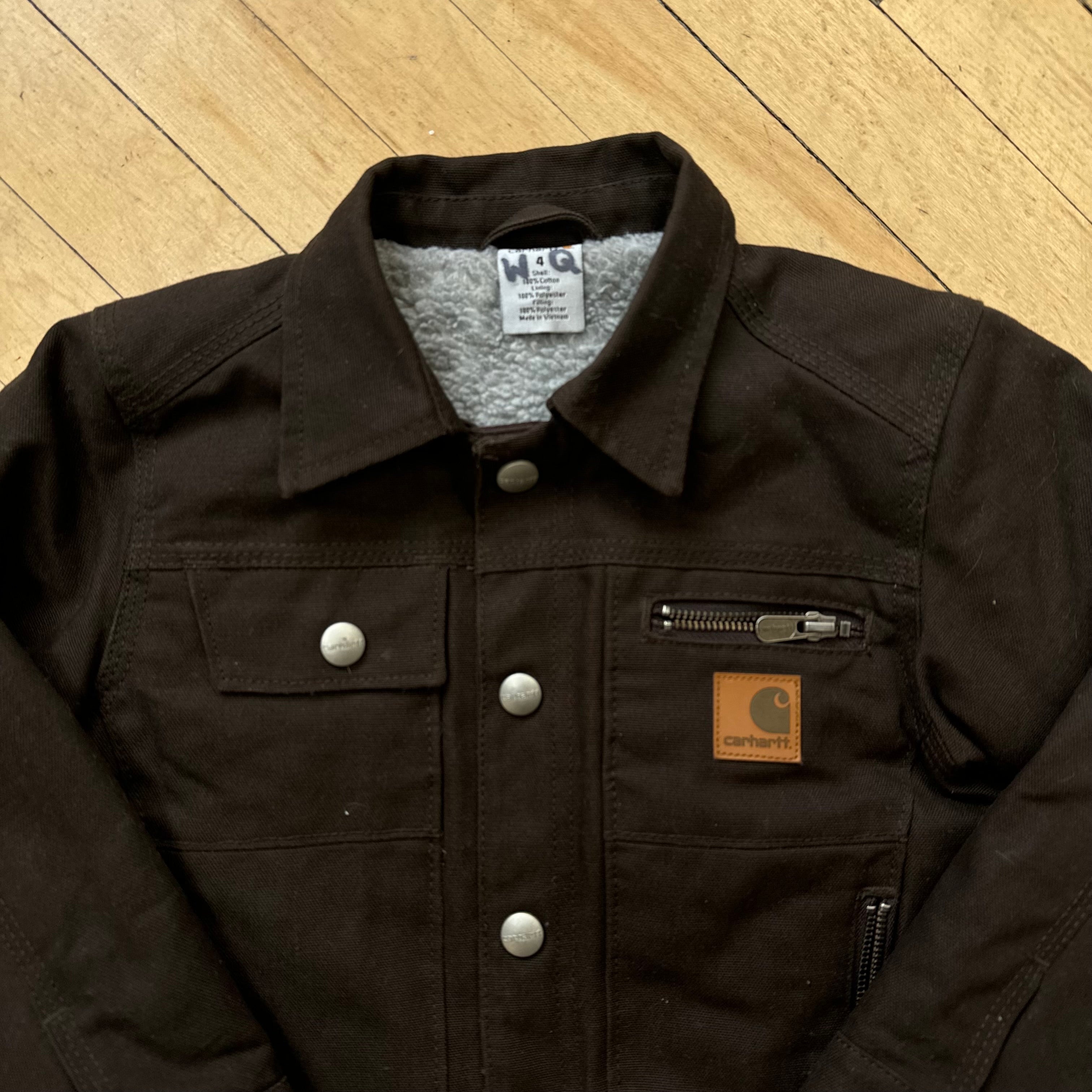 Carhartt Brown Shell Jacket Sz 4