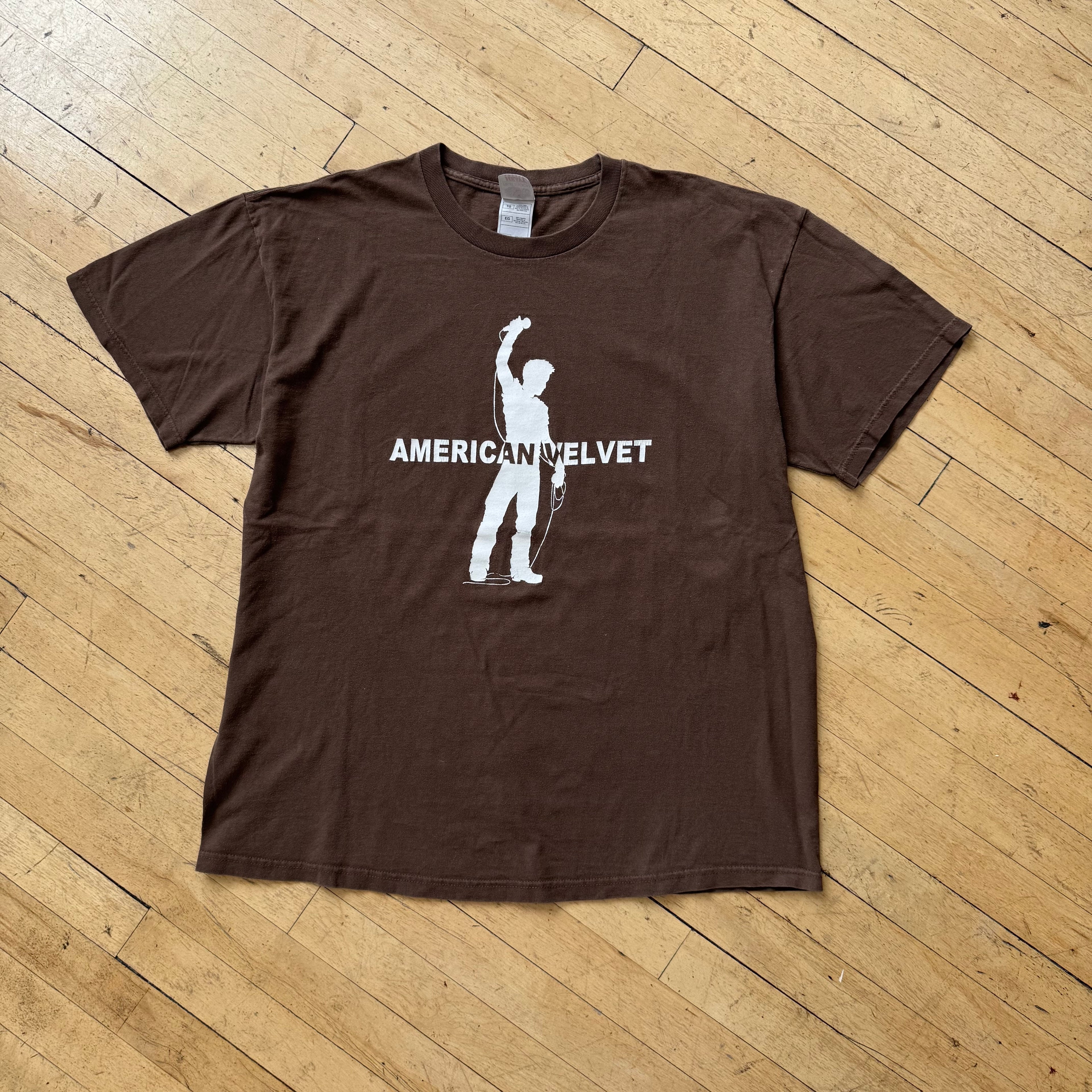 Vintage American Velvet T-shirt Sz XL