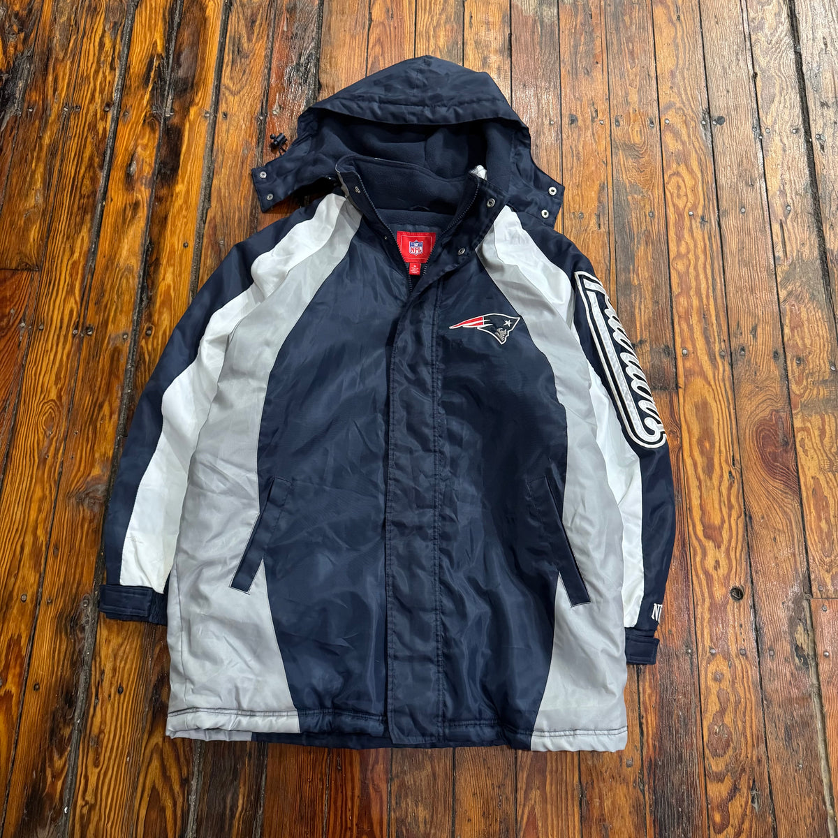 00s Patriots NFL Jacket Sz M