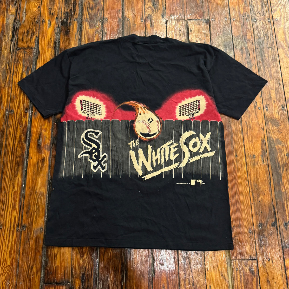 Vintage Chicago White Sox Lighting Bolt T-shirt Sz XL