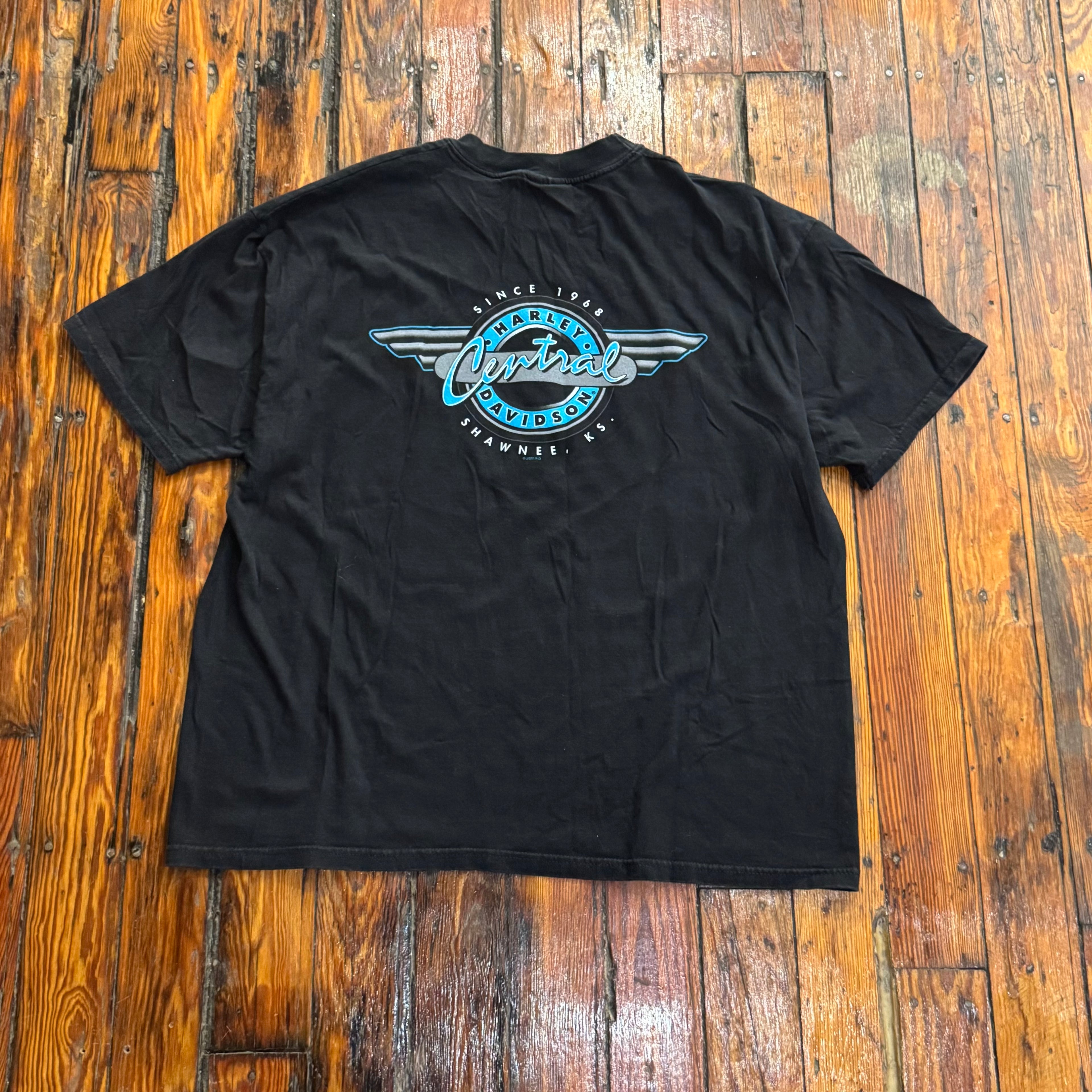 Vintage Harley Davidson Bull T-shirt Sz XXL