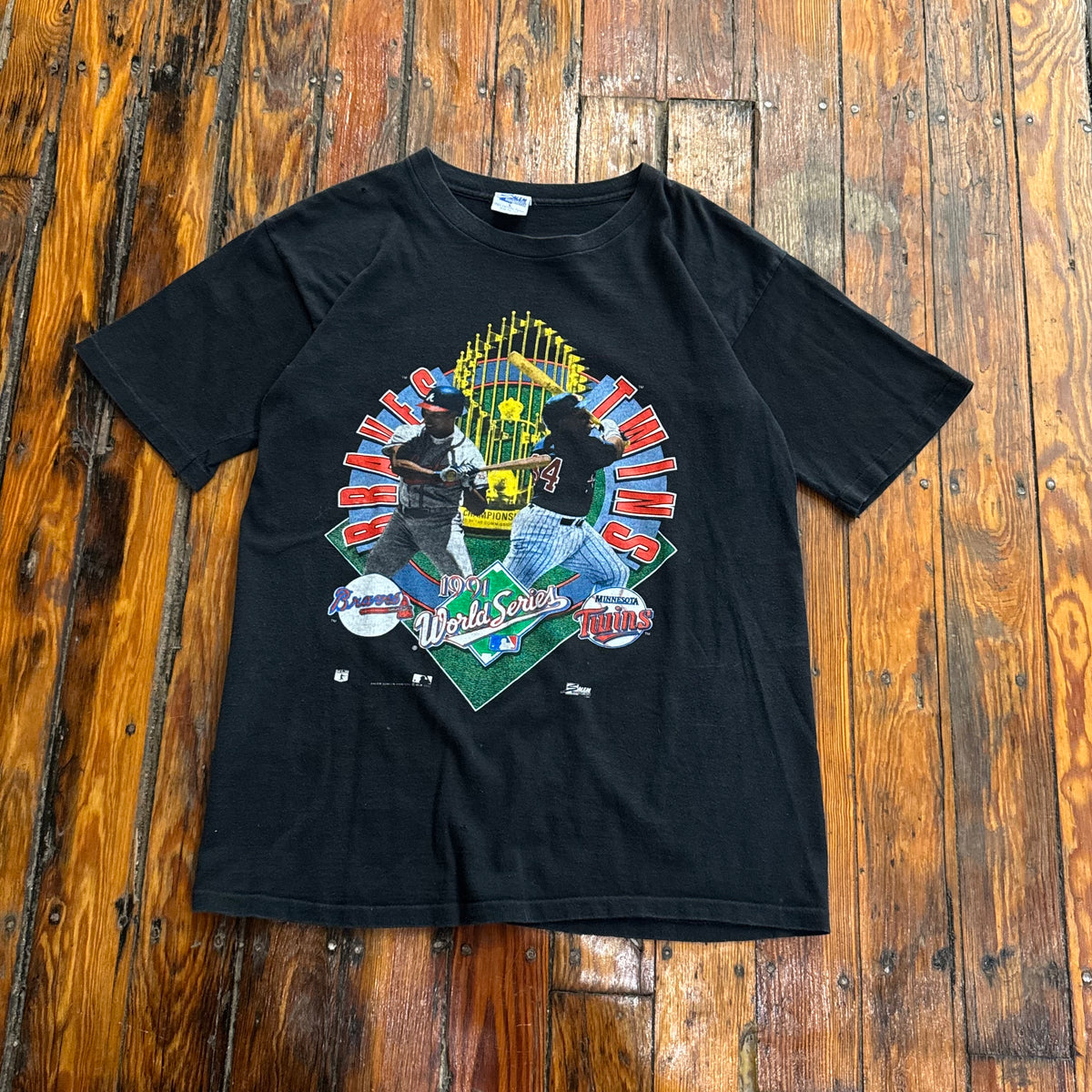 Vintage Minnesota Twins World Series T-shirt Sz L
