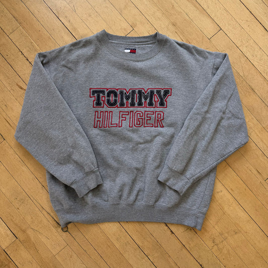 Vintage Tommy Hilfiger SpellOut CrewNeck Sz M