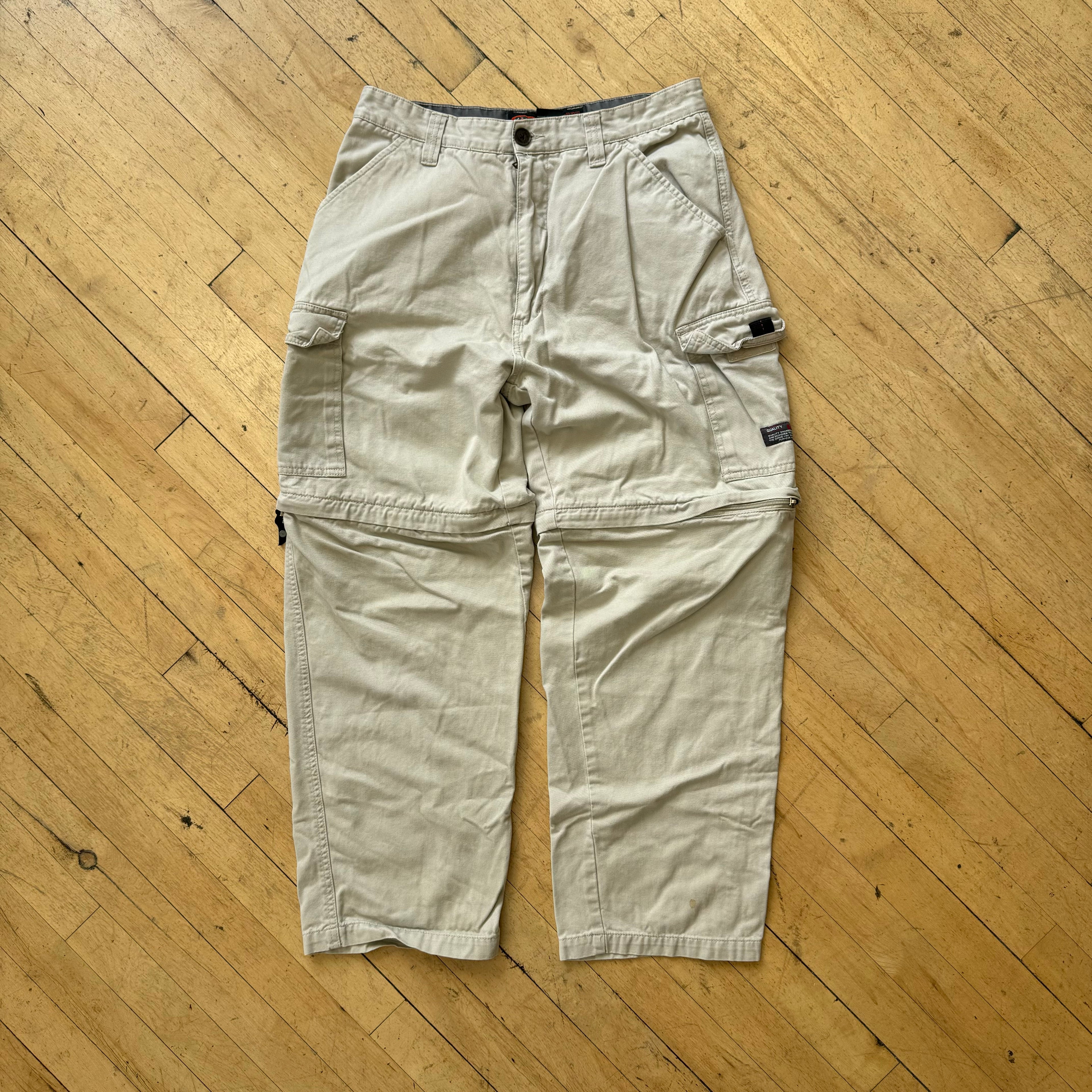 Vintage OTB Baggy Cargo Khaki Pants Sz 33