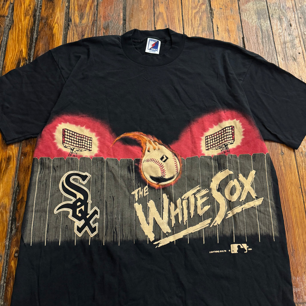 Vintage Chicago White Sox Lighting Bolt T-shirt Sz XL